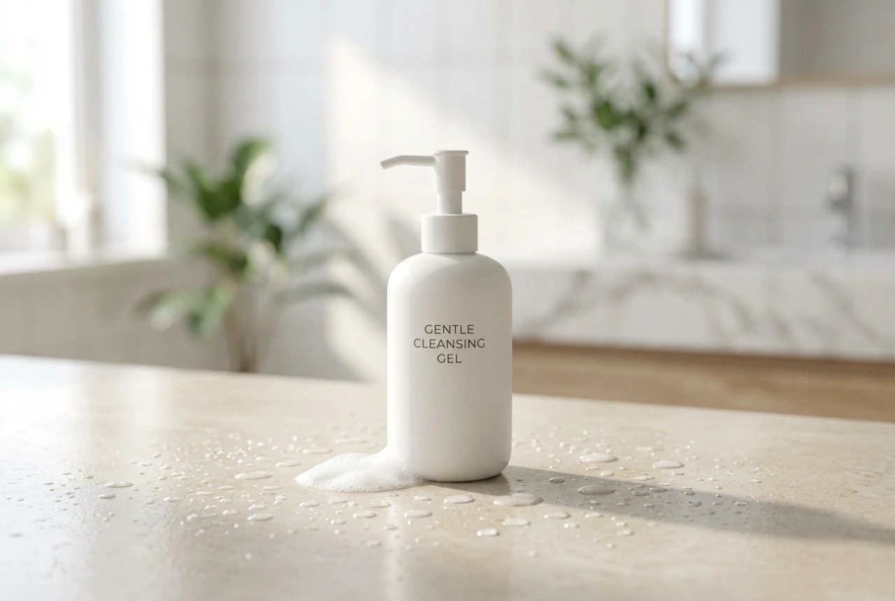 Gel limpiador facial suave: pureza sin dañar la barrera cutánea