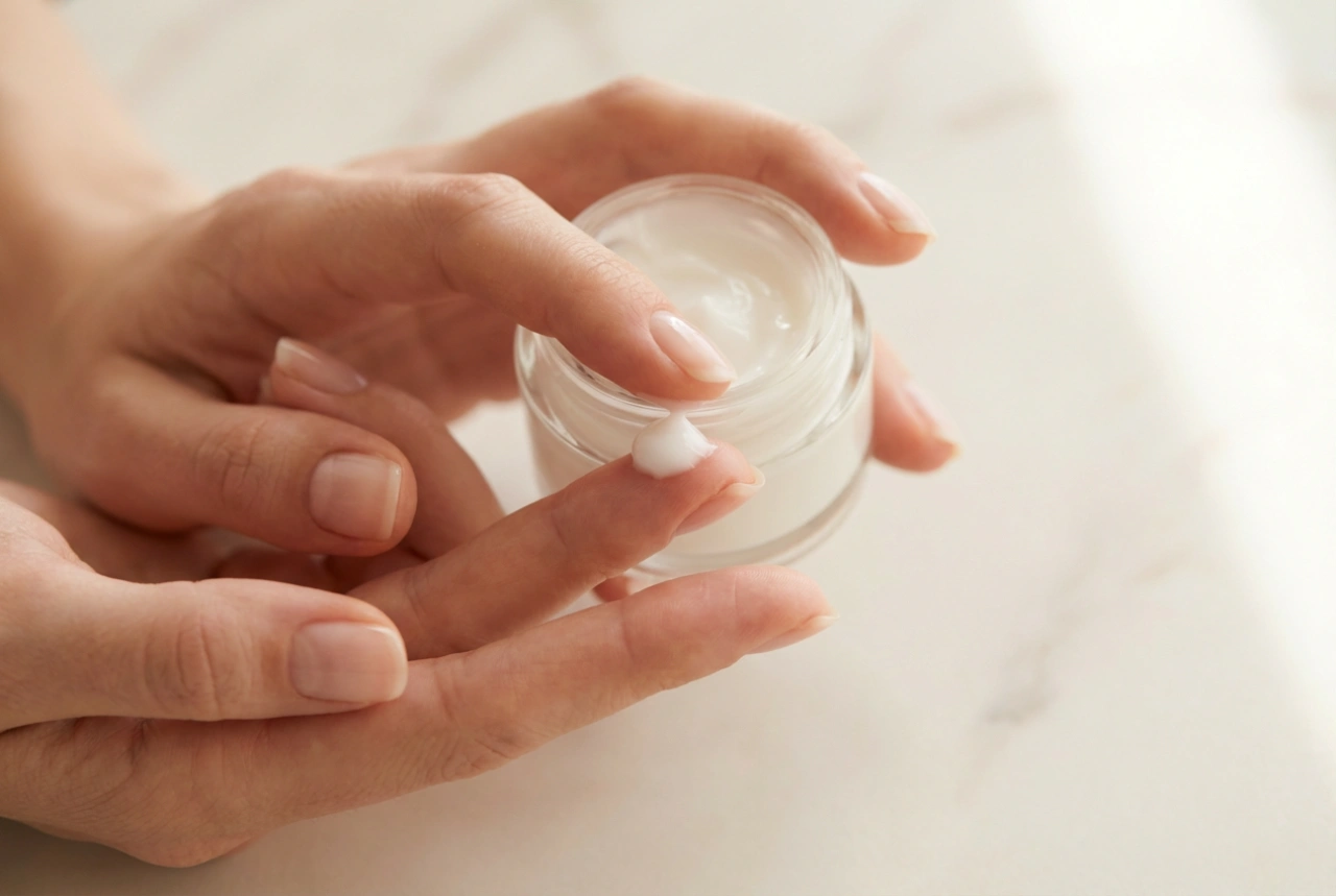 Crema de ojos hidratante: aplicación delicada, cantidad y frecuencia