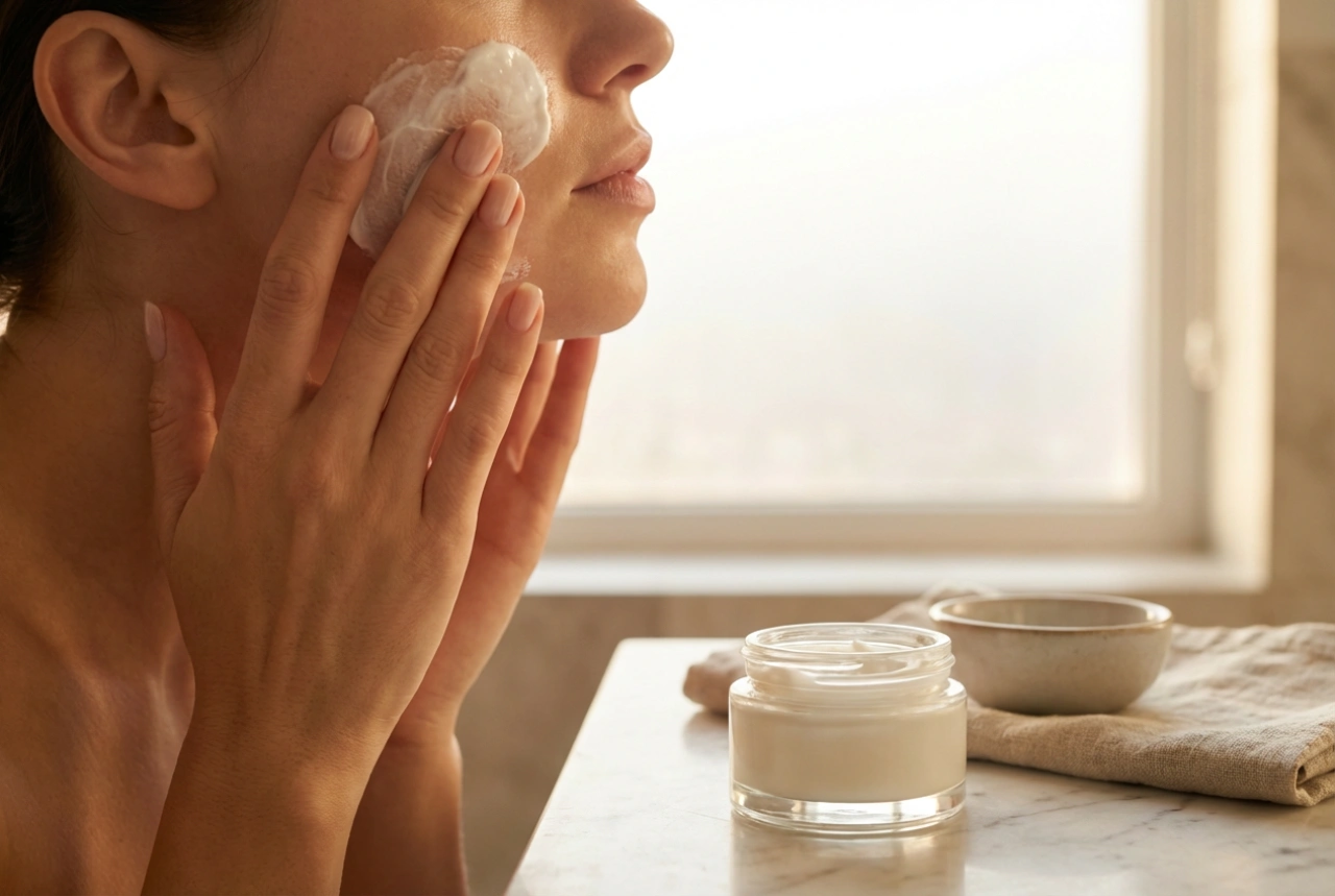 Mascarilla facial de noche: preparación de la piel y aplicación