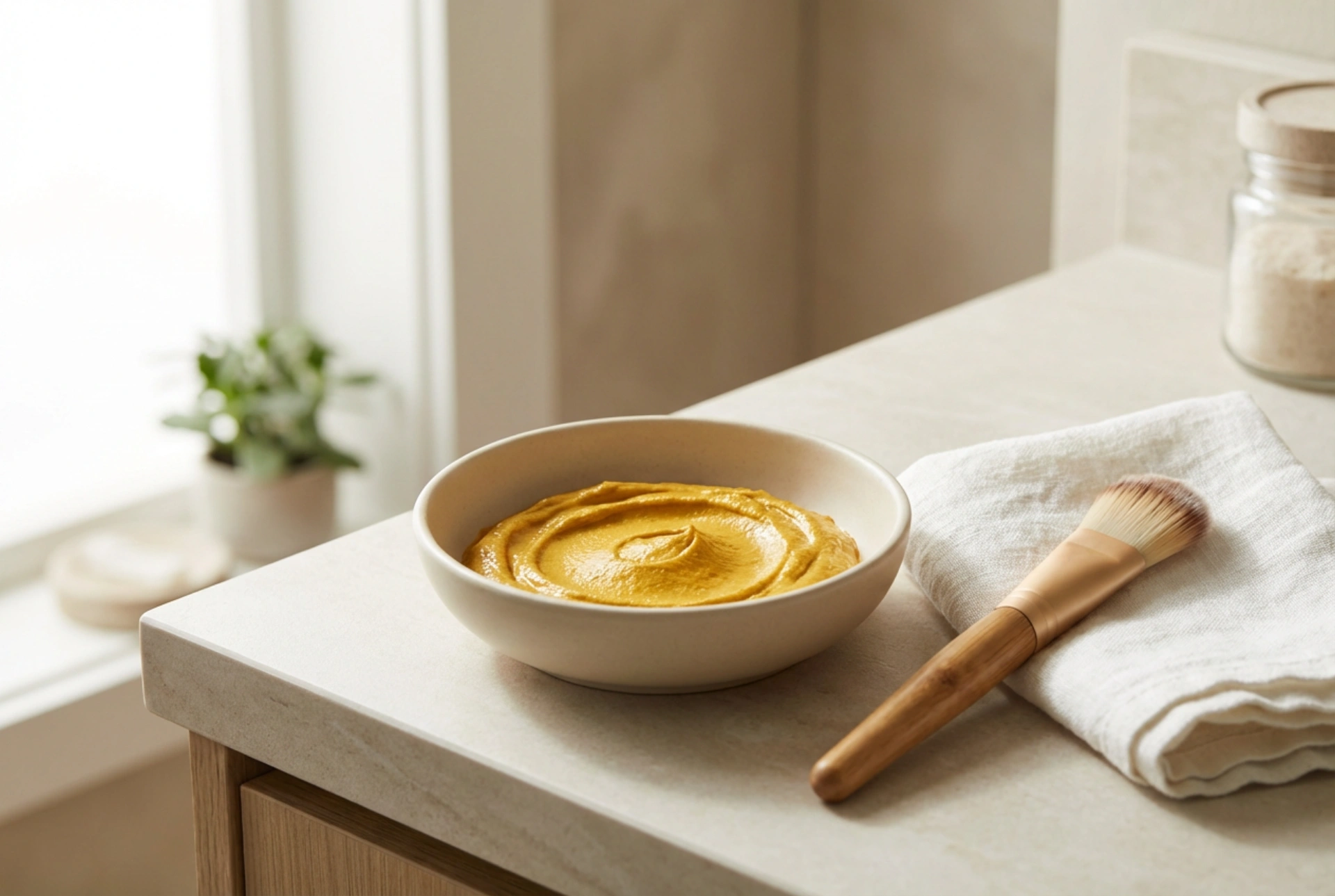 Mascarilla de cúrcuma: cómo prepararla y aplicarla sin manchar la piel