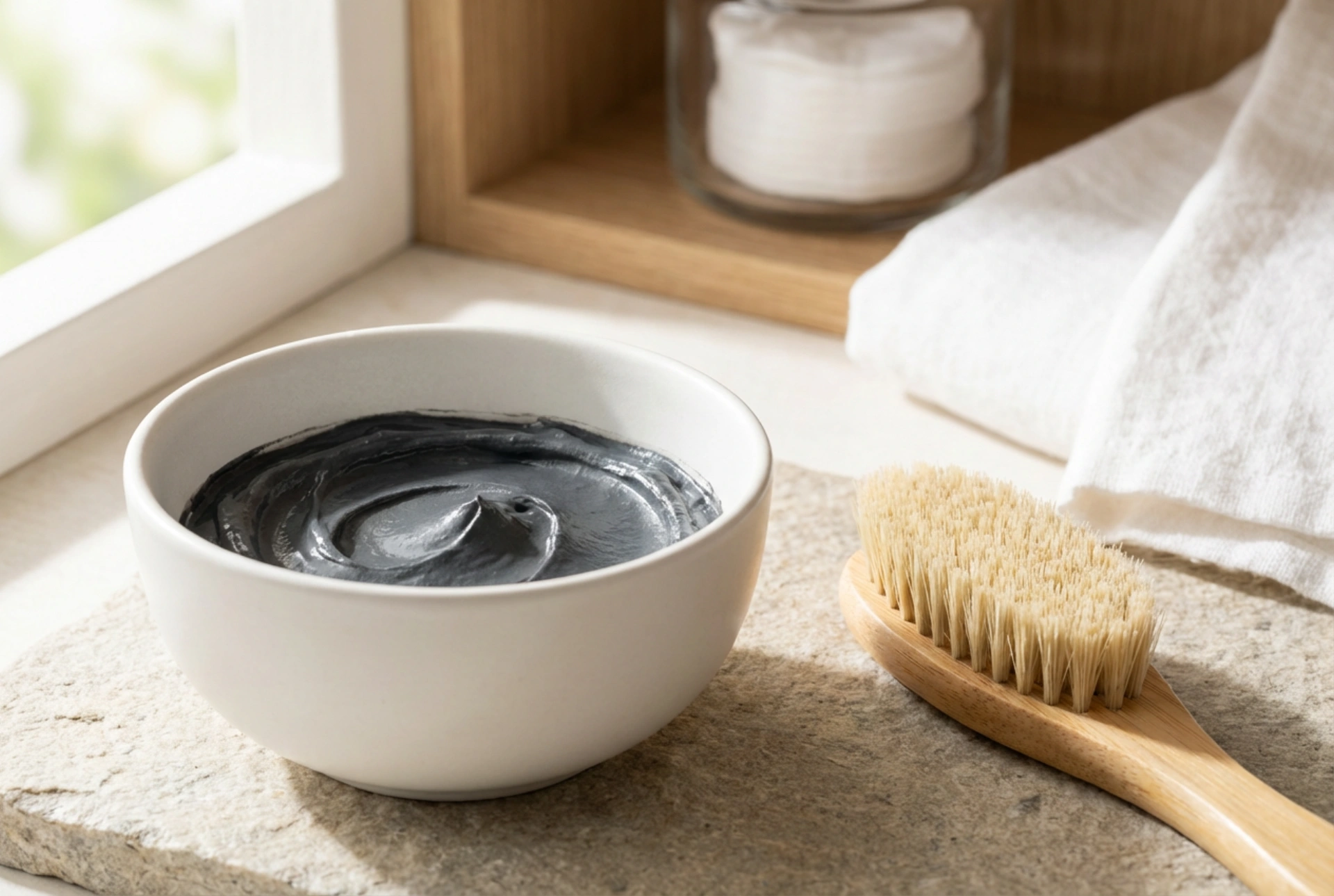 Mascarilla de carbón para el rostro: limpieza de poros sin irritación