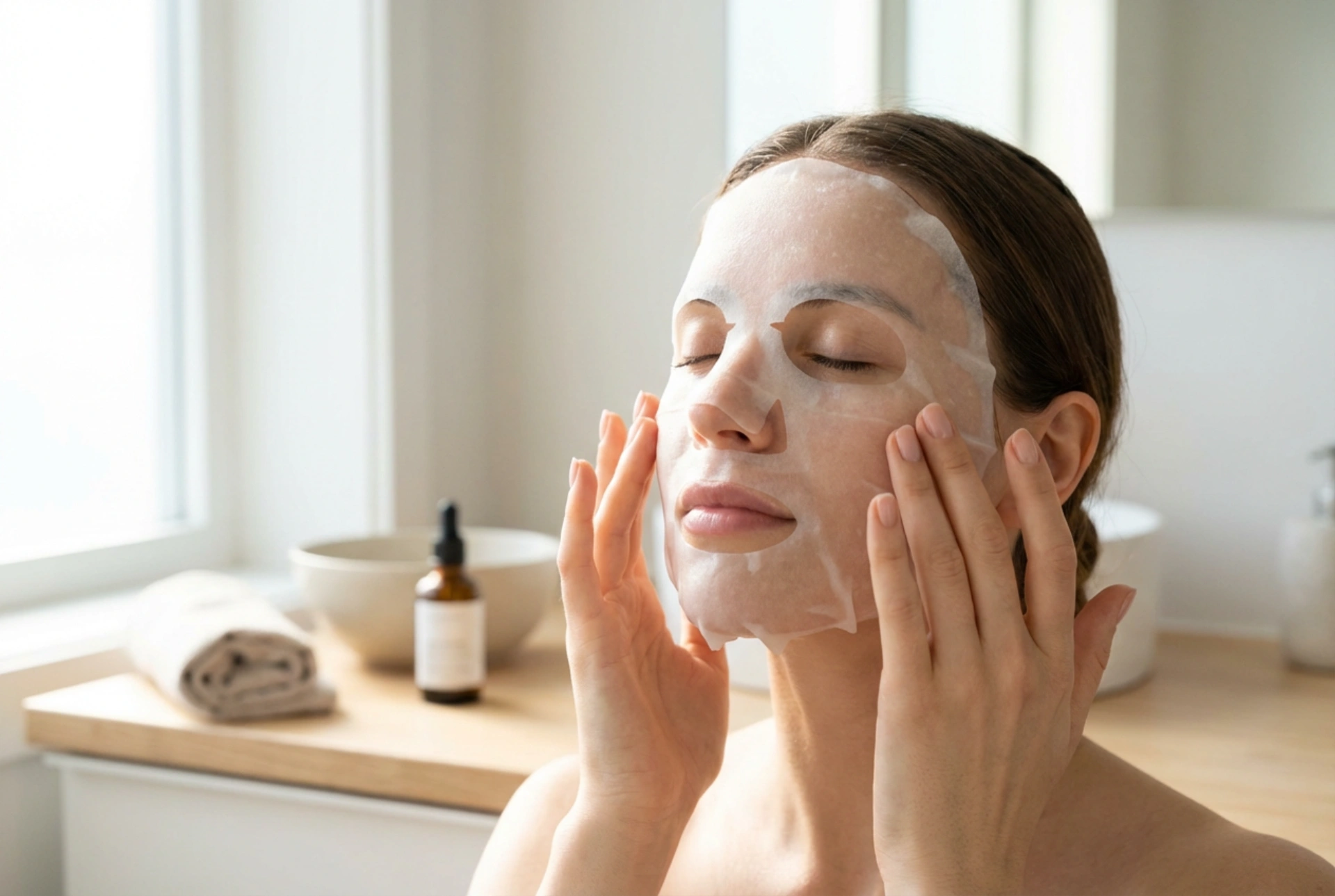 Mascarilla facial de tela en casa: aplicación, tiempo y errores comunes