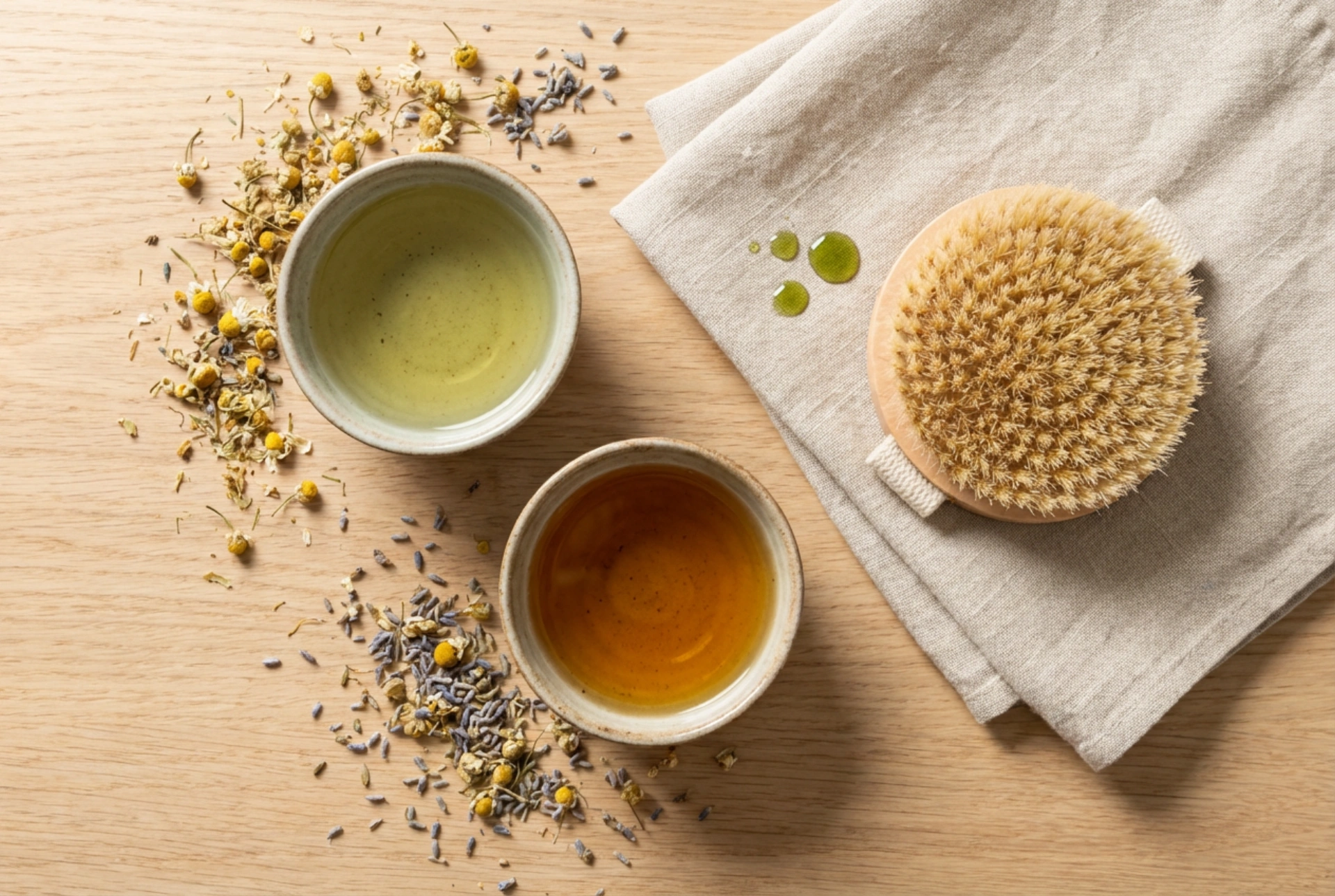 Mascarilla facial de hierbas: infusiones, macerados y aplicación segura