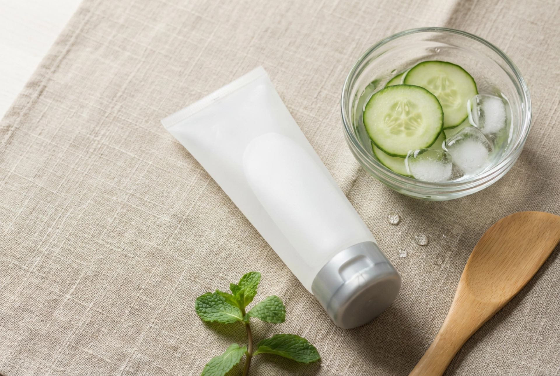 Mascarilla facial refrescante: alivio después del sol, tiempo de actuación e higiene