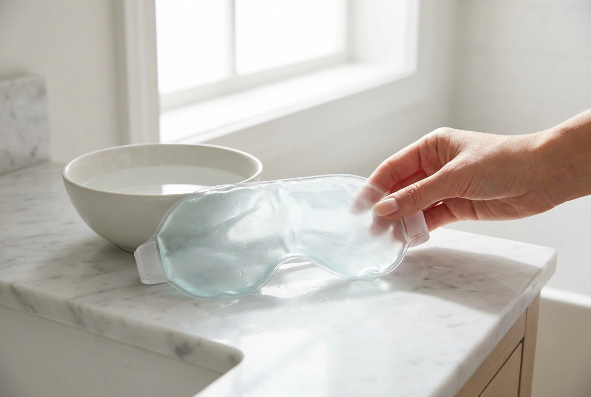 Máscara de gel para ojos: cómo enfriar, aplicación y tiempo de uso