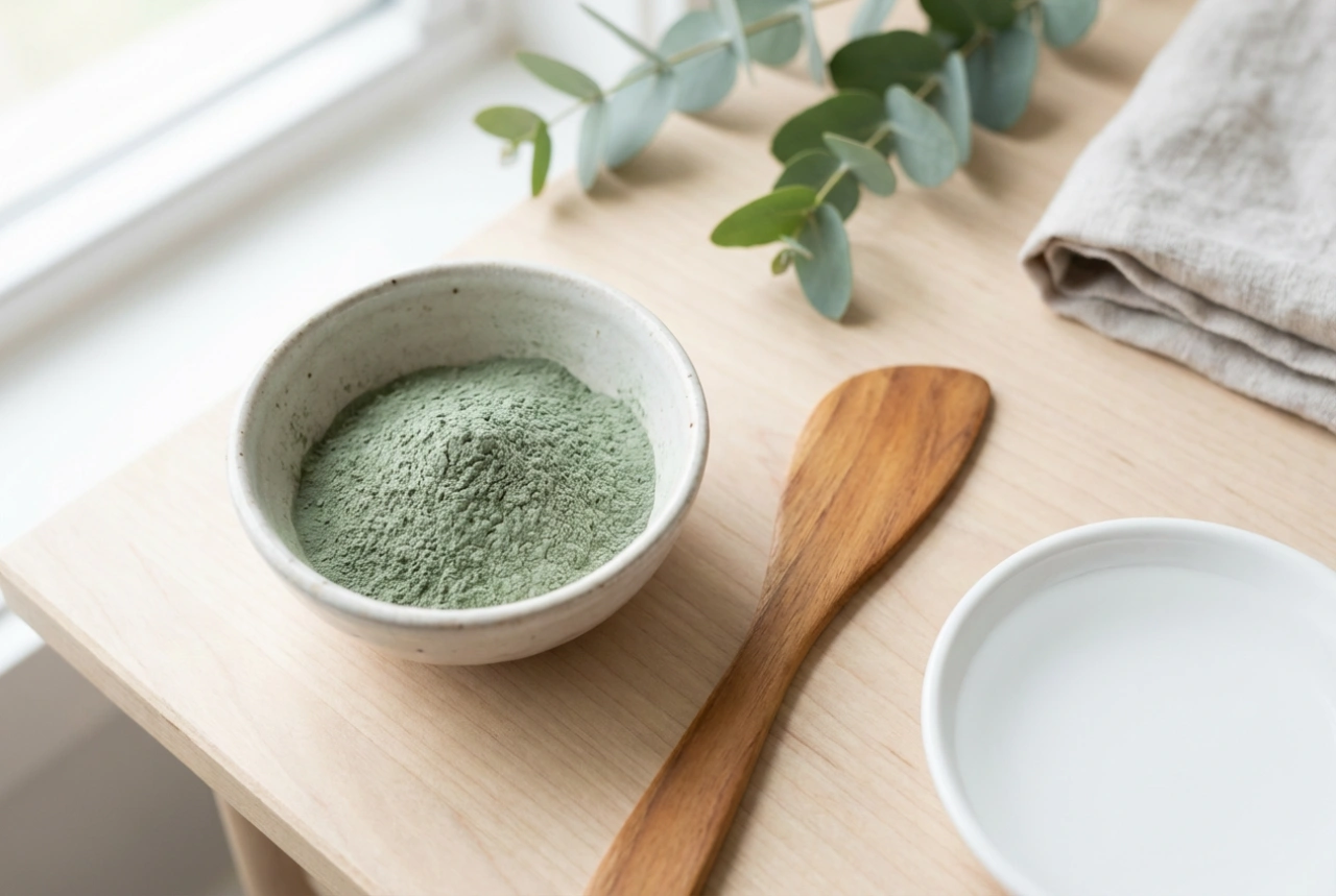 Mascarilla de algas: preparación del polvo, grosor de la capa y retirada en una sola pieza