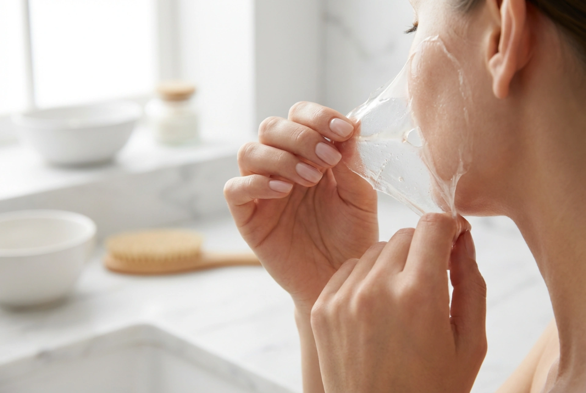 Mascarilla peel-off en casa: preparación de la piel y retirada segura