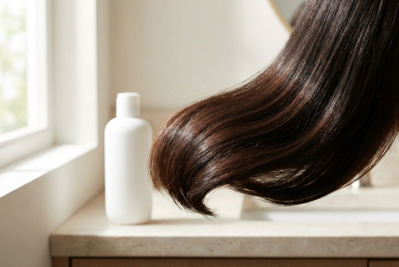 Champú para el pelo encrespado: alisado y reducción de la electricidad estática