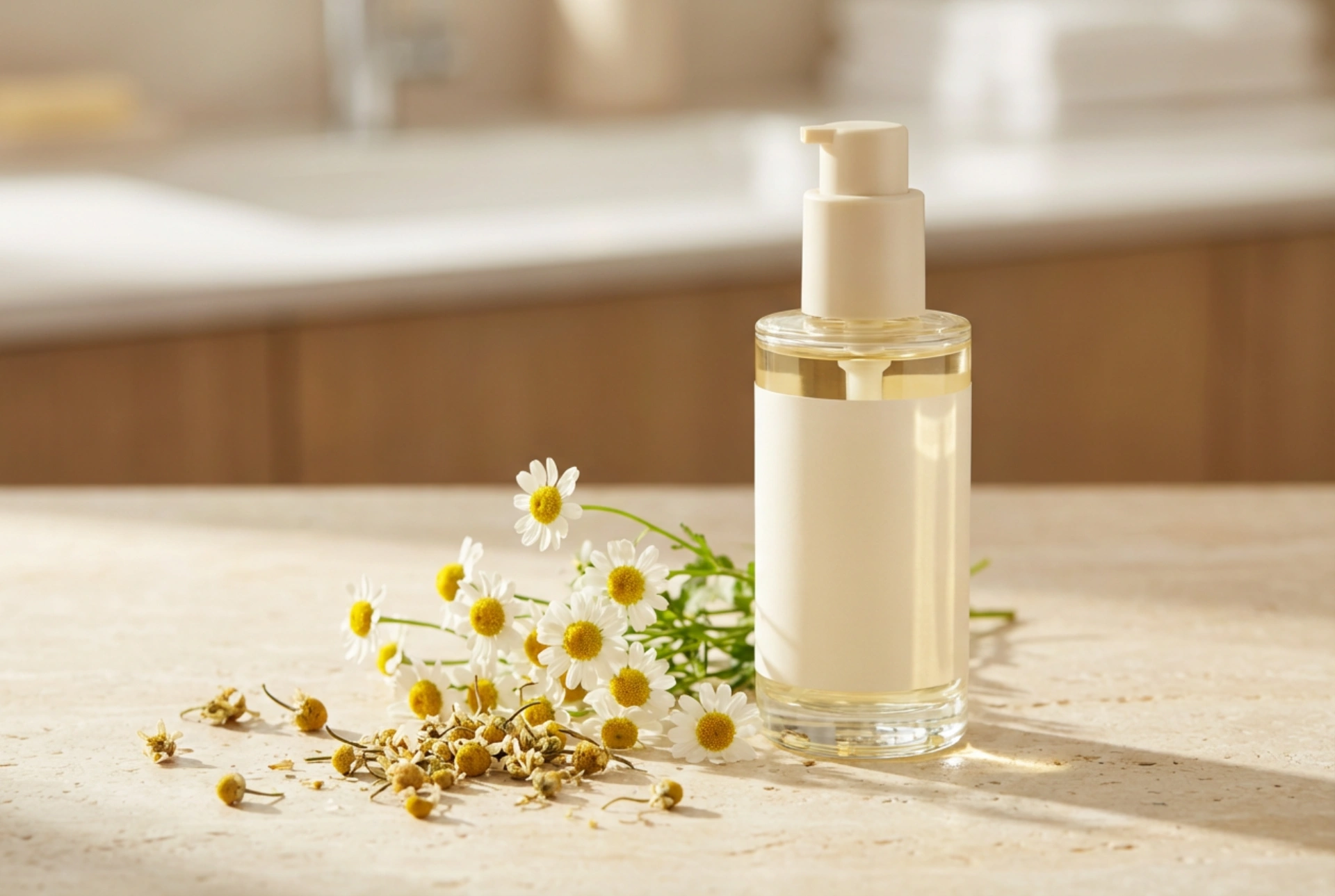 Champú de manzanilla: limpieza suave y aclarado sutil del cabello