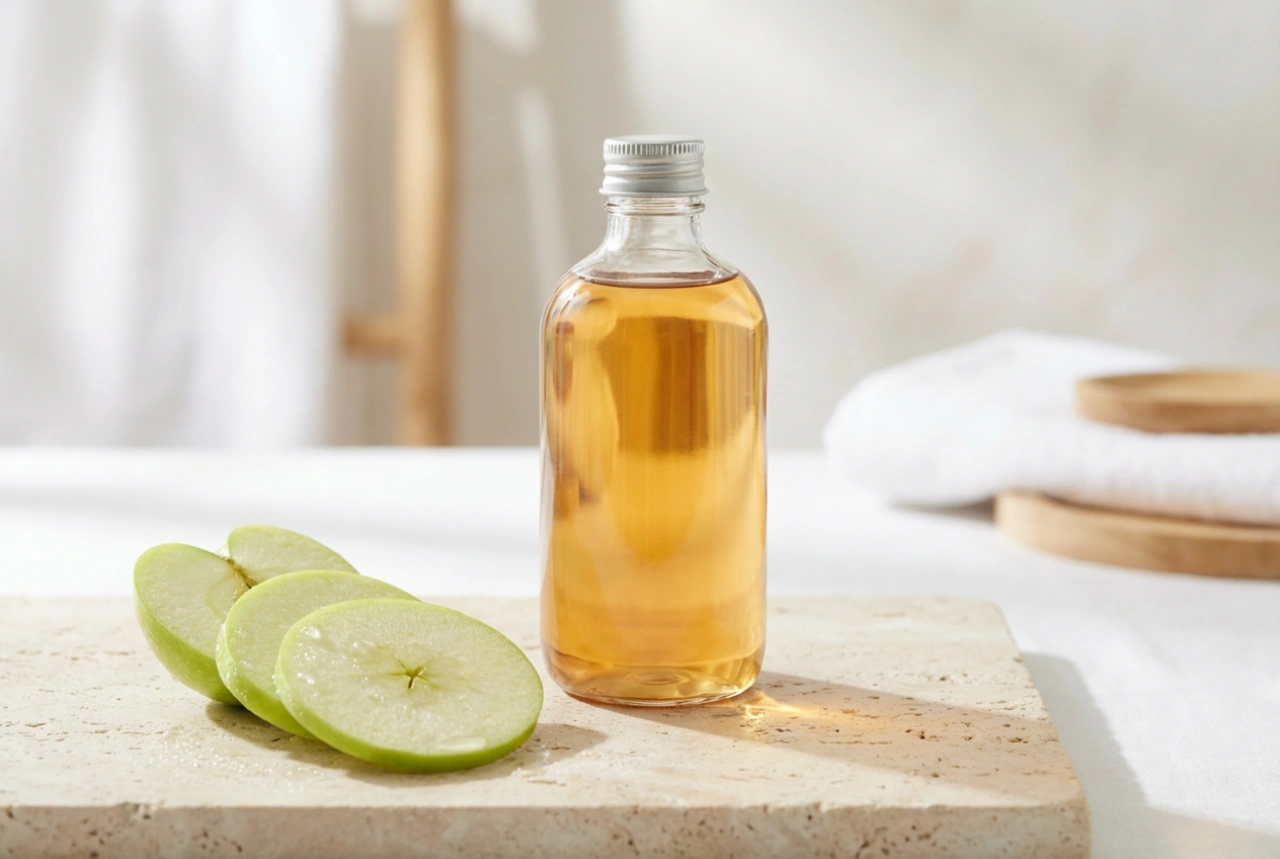 Champú con vinagre de manzana: limpieza profunda, sellado de cutículas y brillo natural