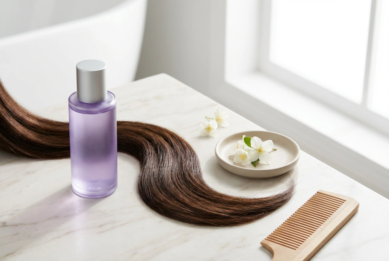 Champú morado para cabello castaño: cuándo usarlo y sus beneficios