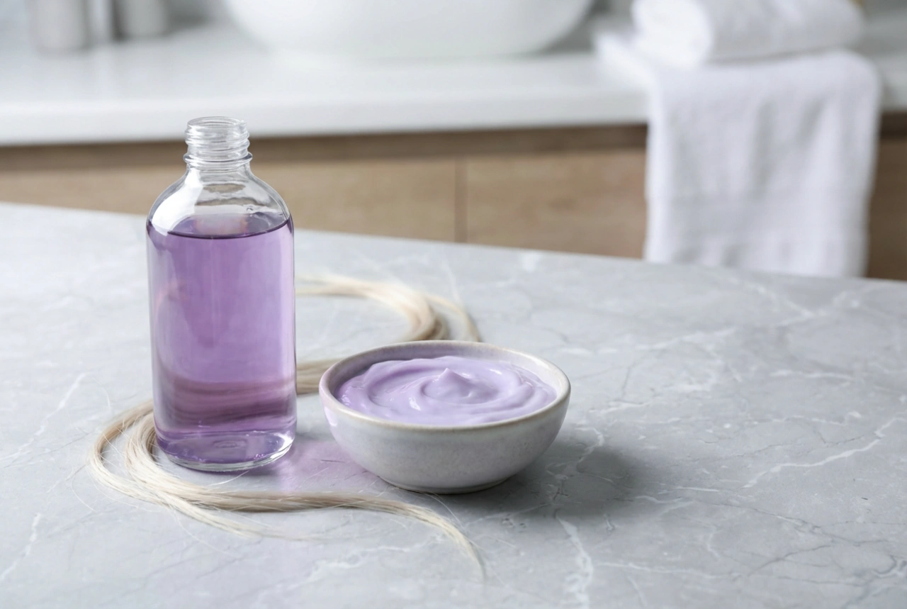 Champú morado para el pelo amarillo: cómo enfriar el tono rubio