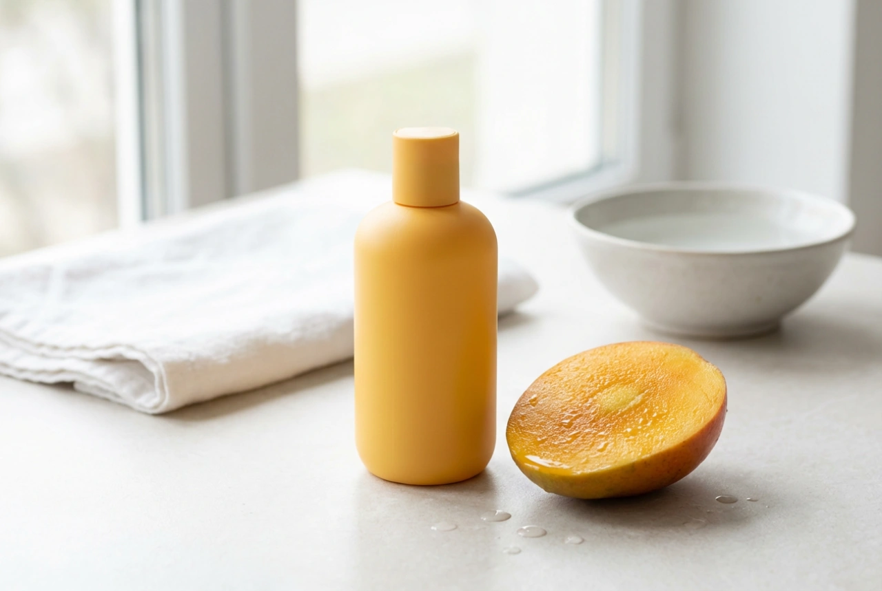Champú de mango: limpieza suave y frescor aromático para el cabello
