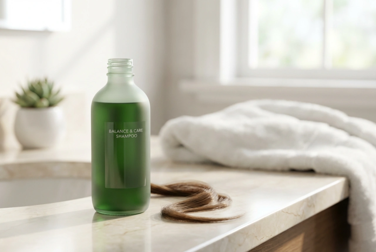 Champú verde para el cabello: neutralización de tonos rojos y cuidado capilar