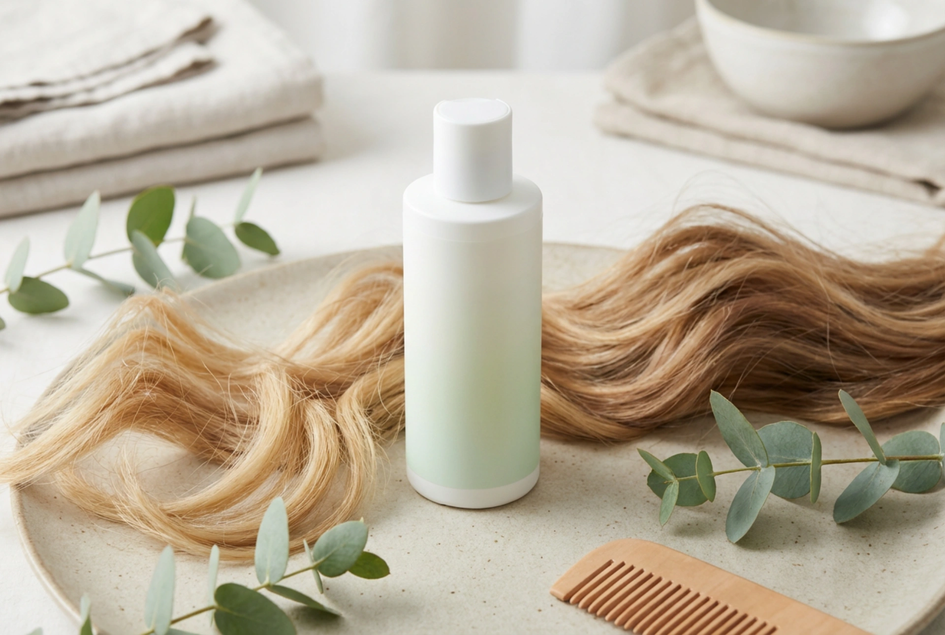 Cuidado ligero: acondicionador para cabello graso sin apelmazamiento