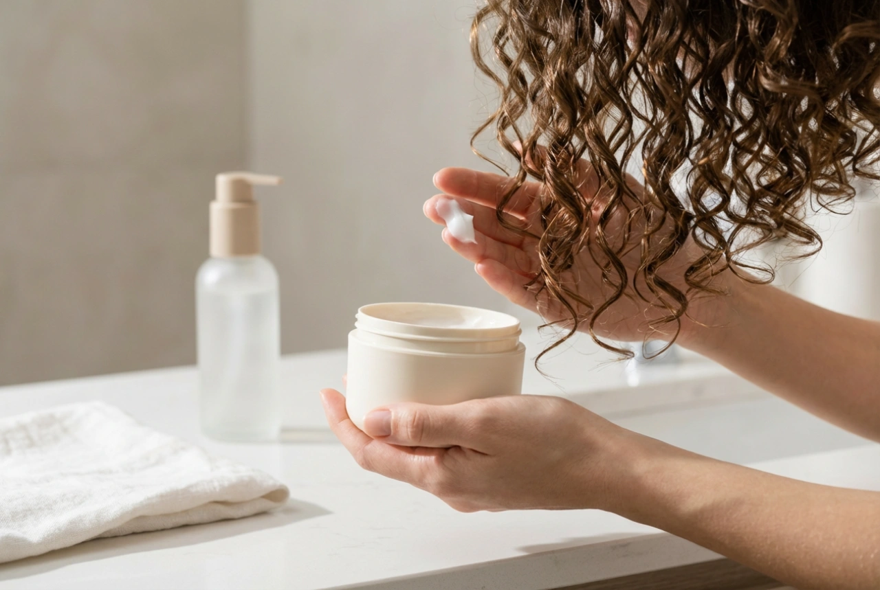 Acondicionador sin aclarado para cabello rizado: método de aplicación LOC/LOG