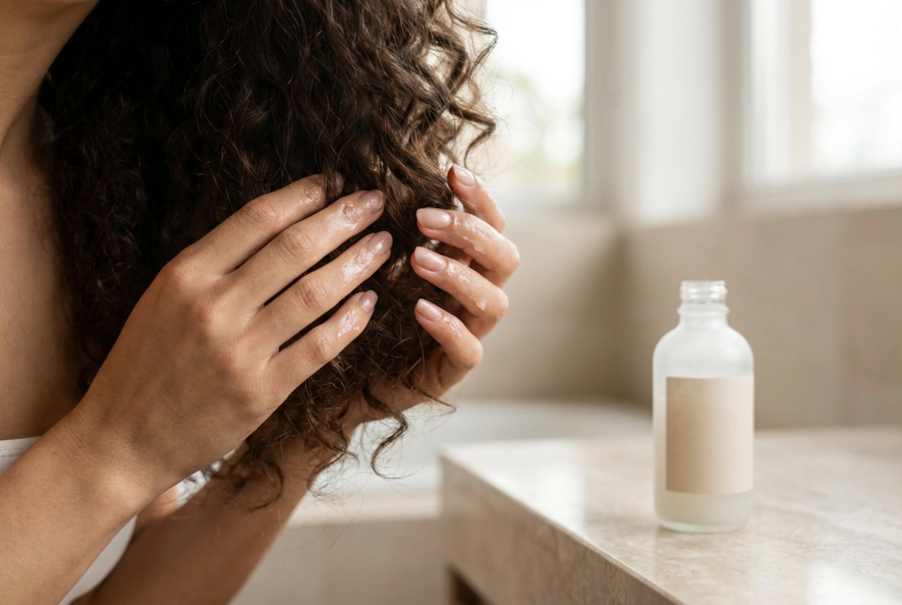 Acondicionador sin aclarado para cabello rizado: reglas de aplicación y técnicas