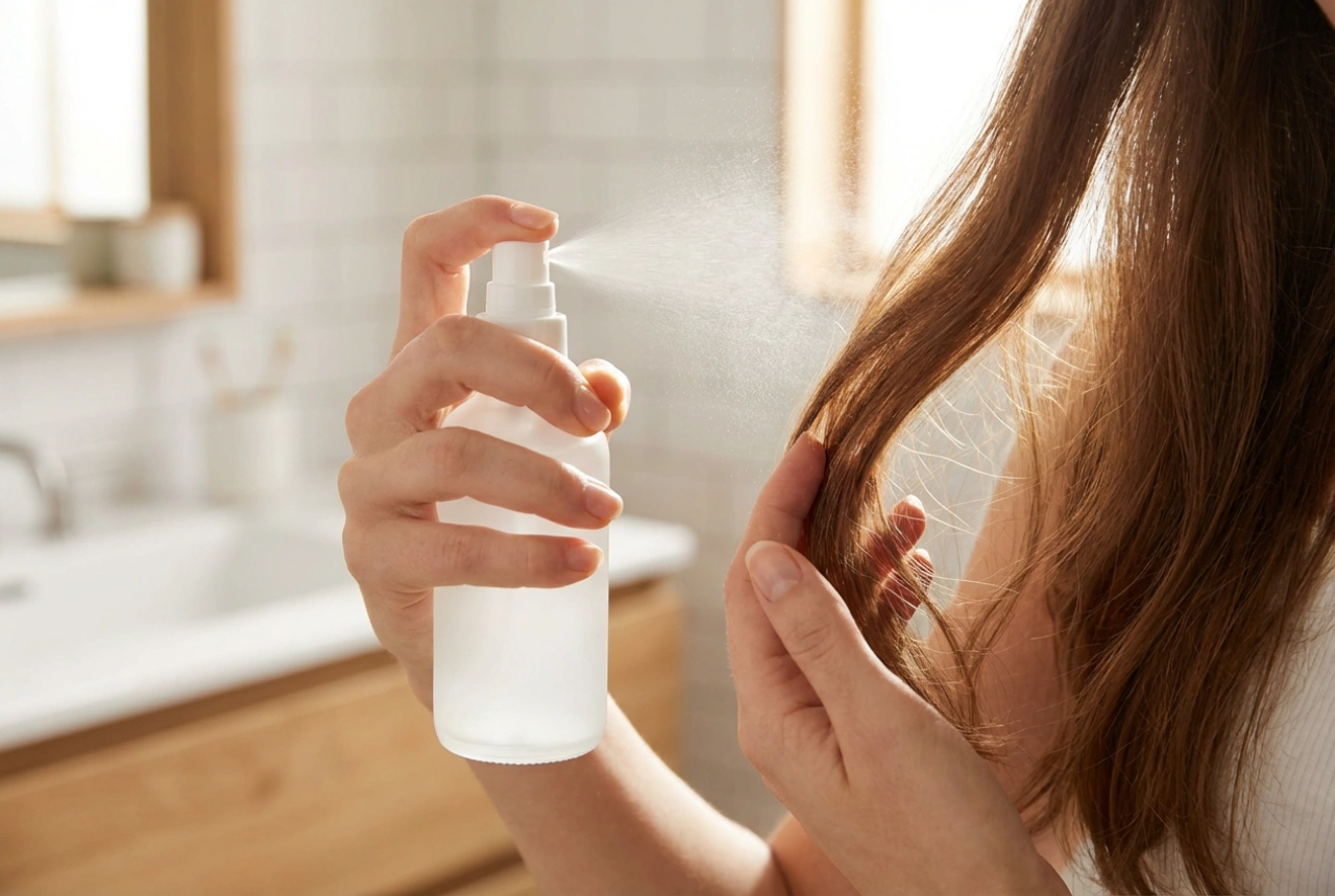 Acondicionador sin aclarado en spray: cómo funciona y cómo aplicarlo