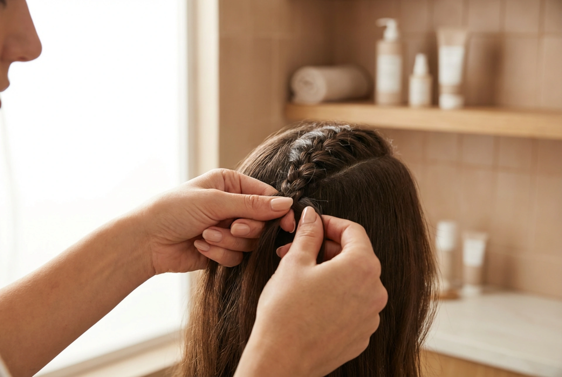 Trenzas pequeñas, gran impacto: peinado con minitrenzas paso a paso
