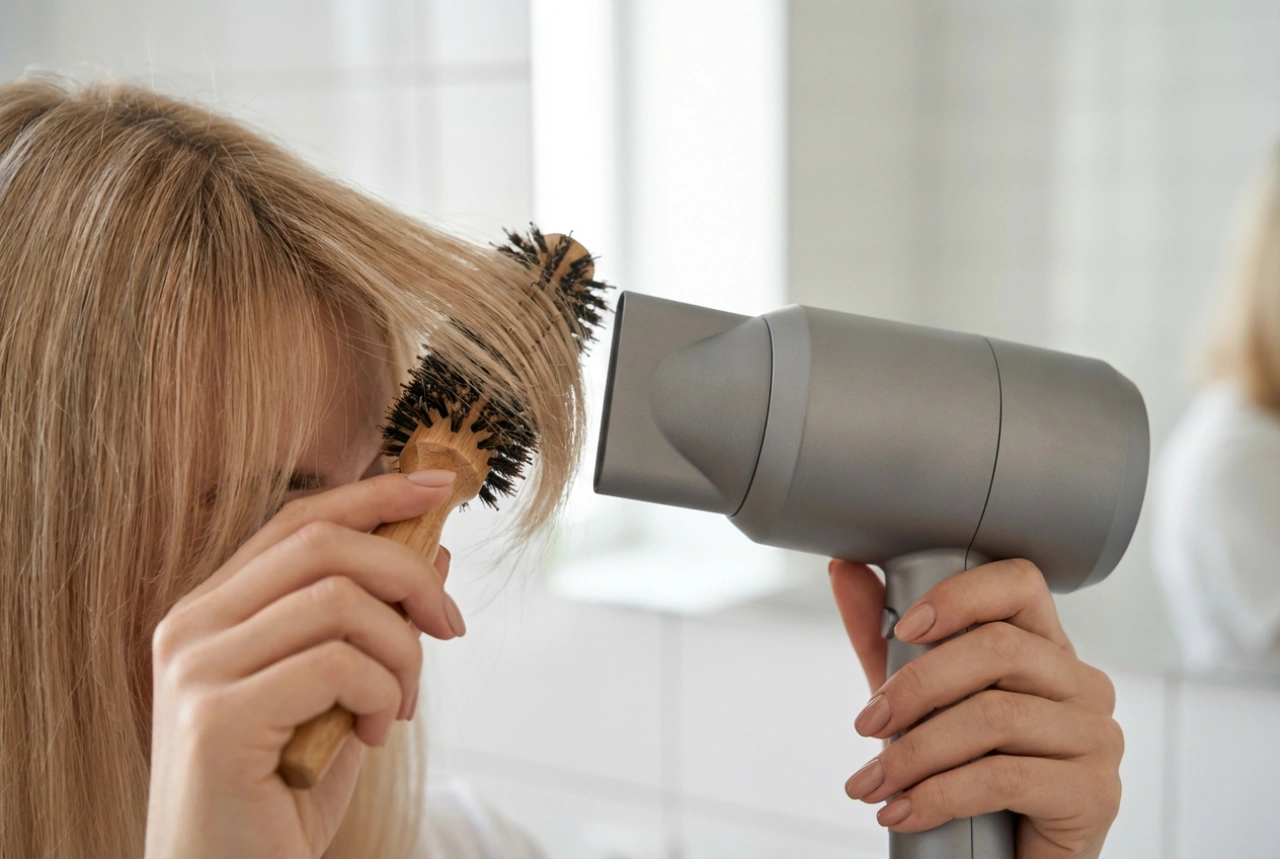 Flequillo de lado paso a paso: elección de la forma, secado y acabado