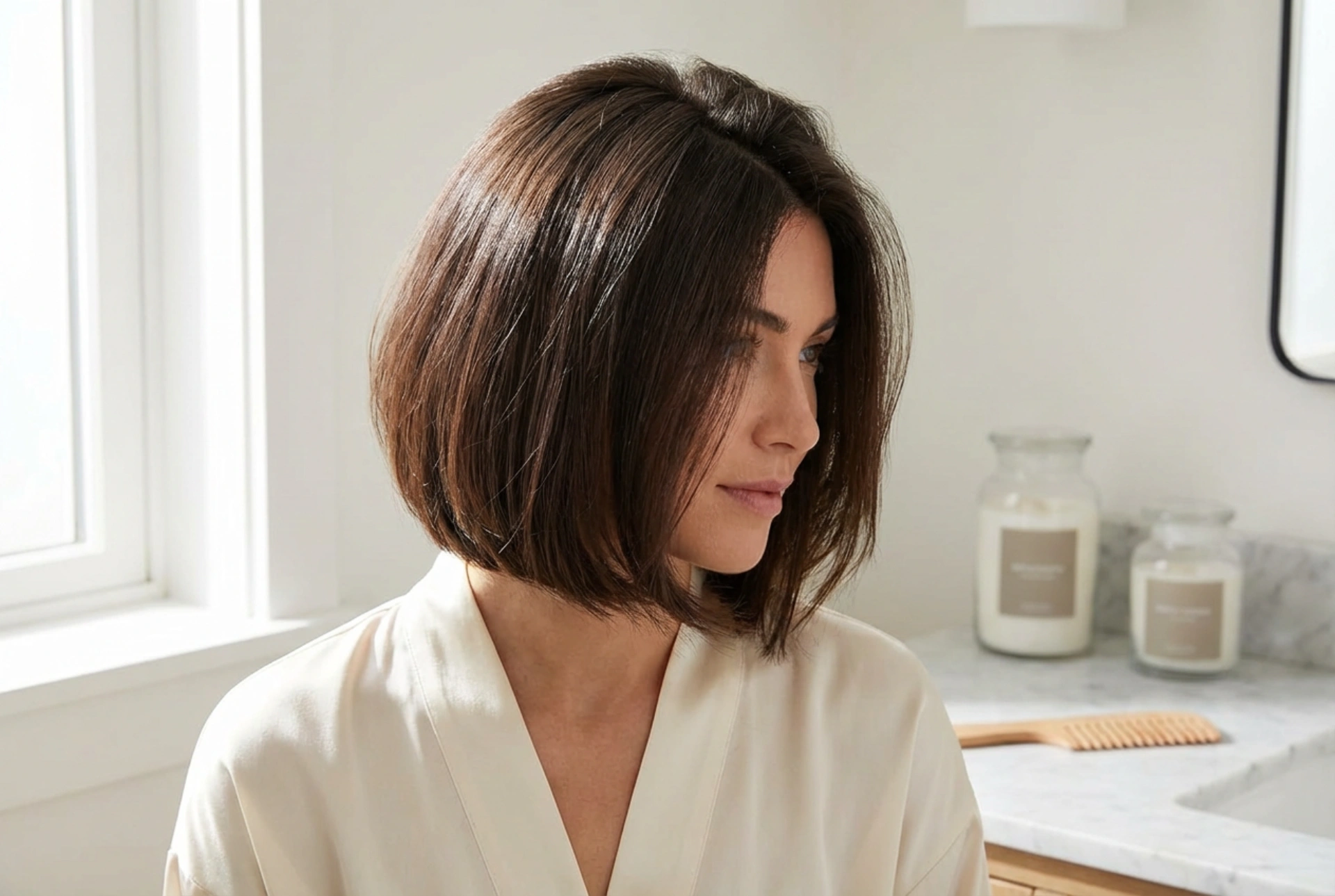 Cortes de pelo bob corto: volumen en la raíz, alisado y durabilidad