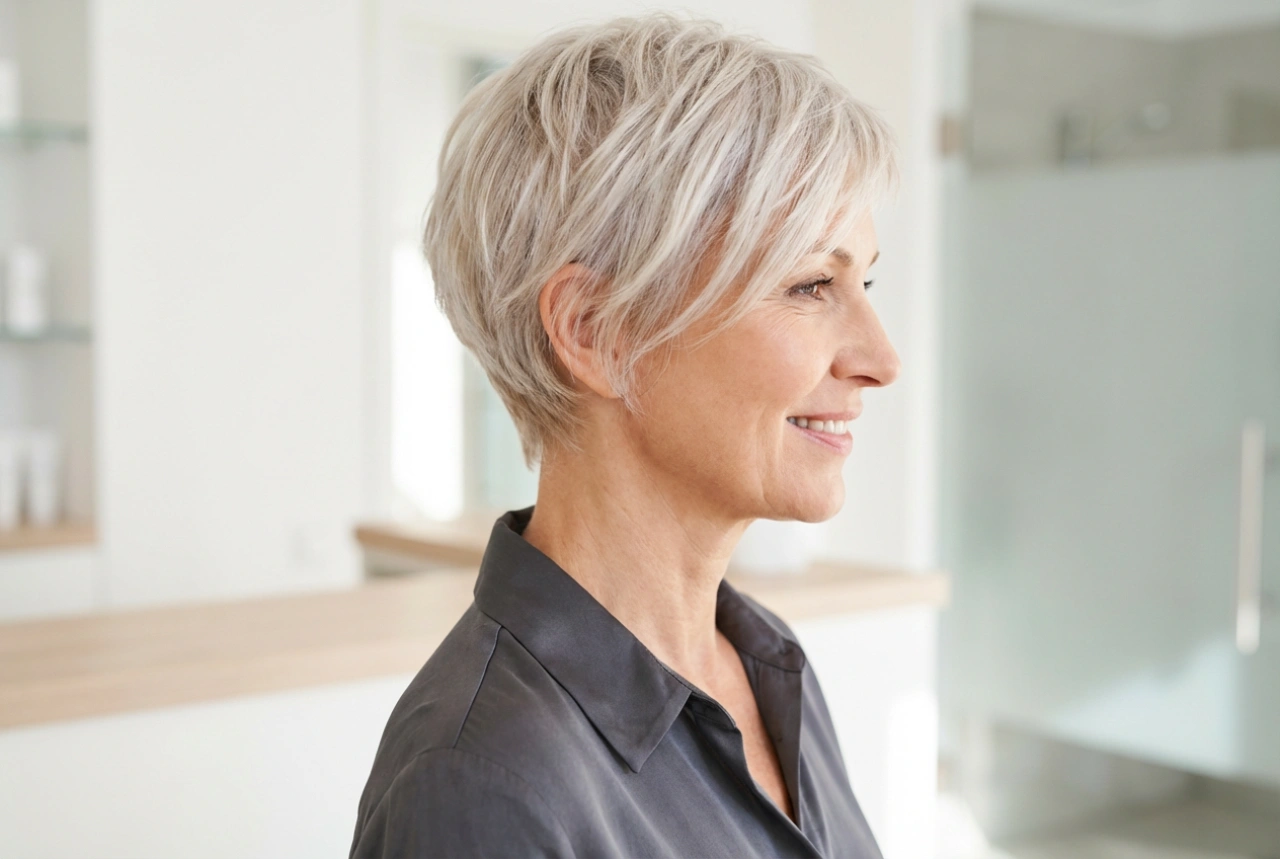 Cortes de pelo corto para mujeres de más de 50 años: estilo y peinado rápido
