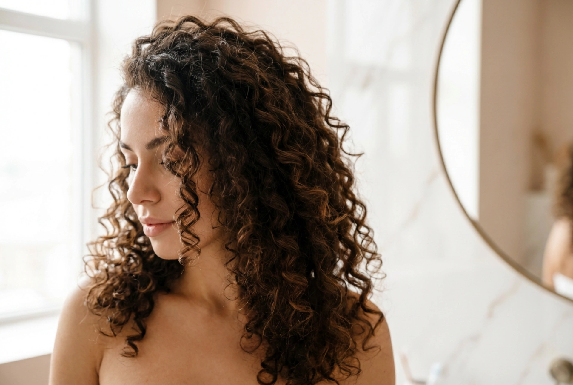 Definición sin encrespamiento: peinados para cabello rizado y fijación duradera