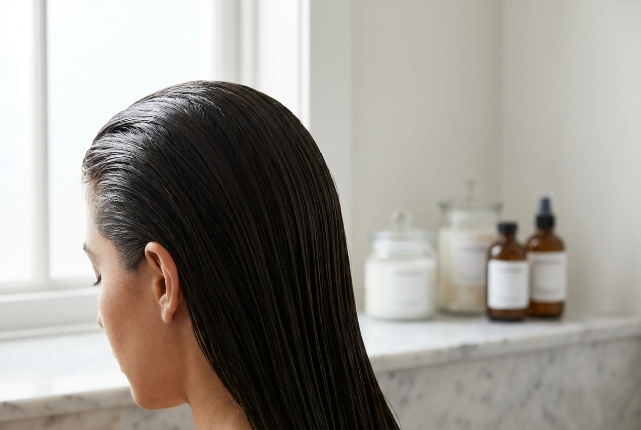 Efecto 'Wet Look' con Brillo: La Guía Definitiva para un Peinado Sofisticado