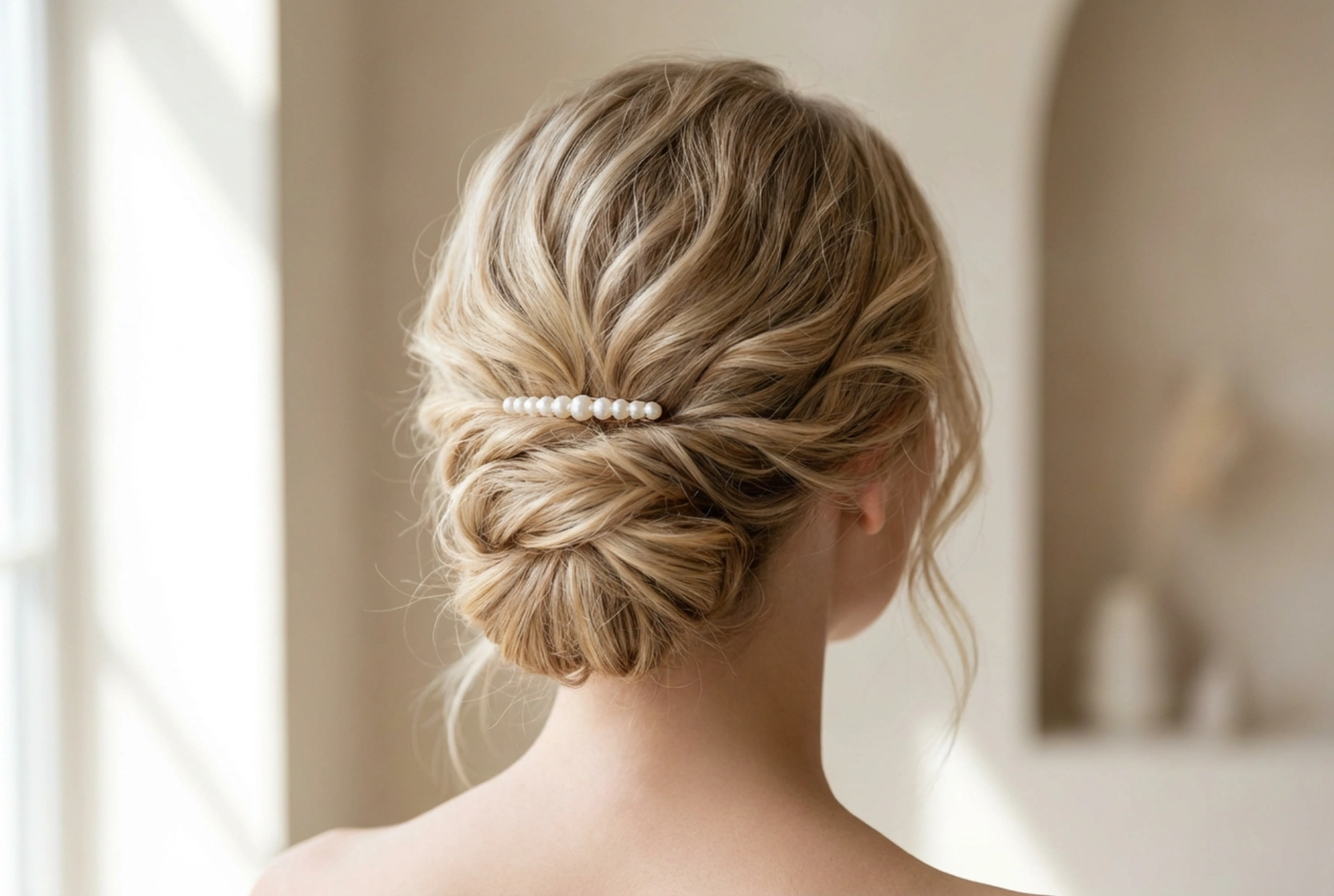 Peinados elegantes para una boda civil: recogidos bajos, ondas y accesorios