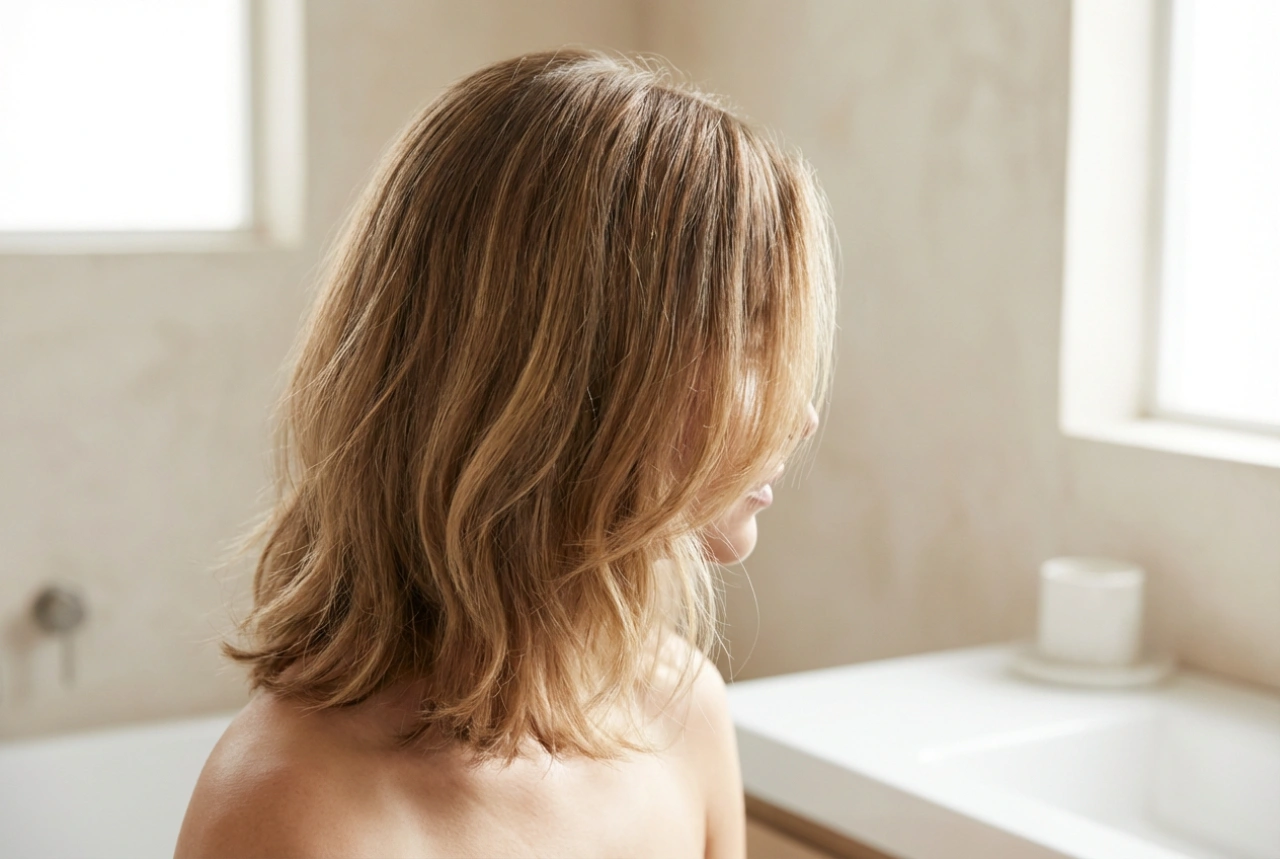 Corte en capas: volumen sin cardado y estilizado ligero
