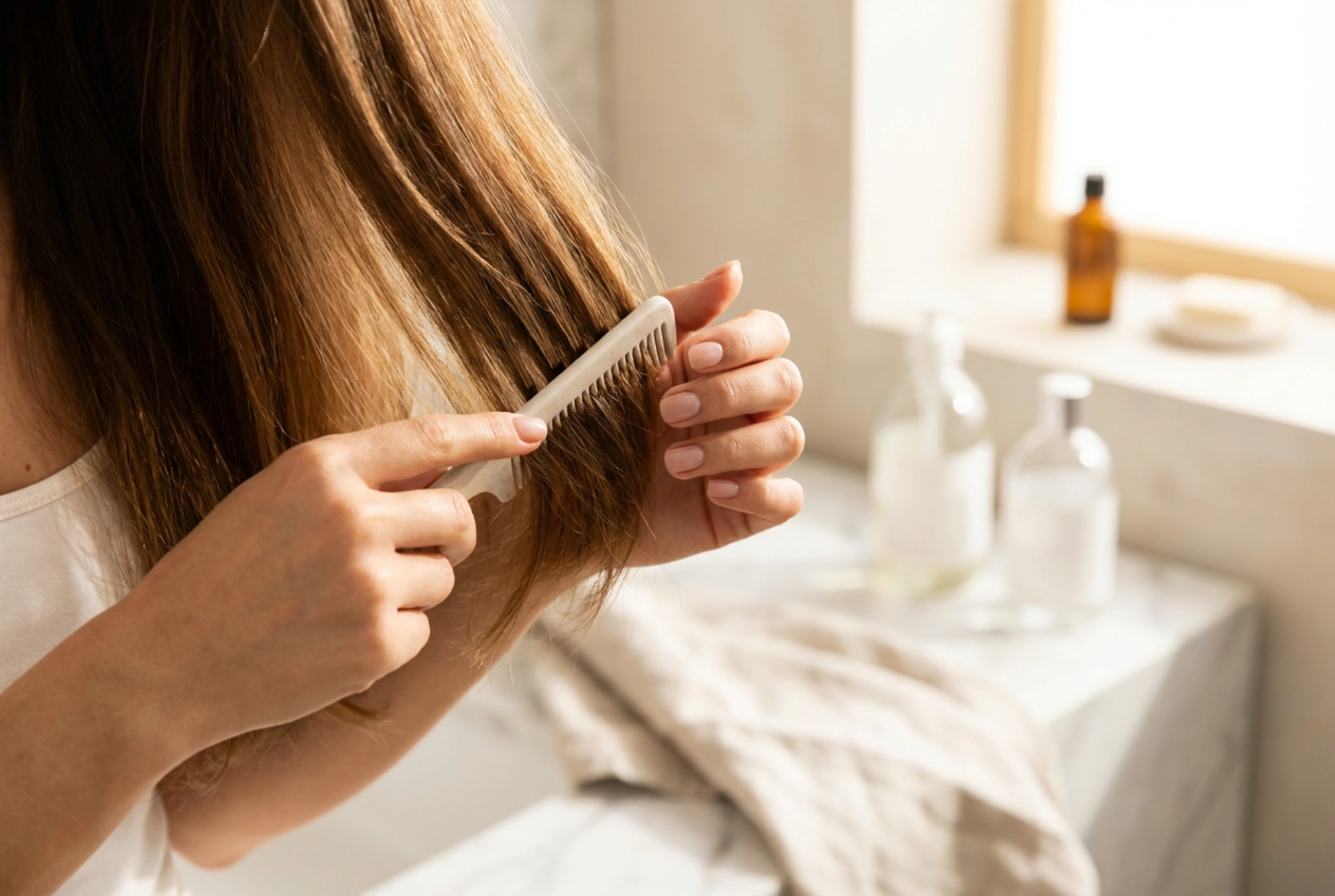 La elección y el peinado de la raya: un peinado con raya para el día a día