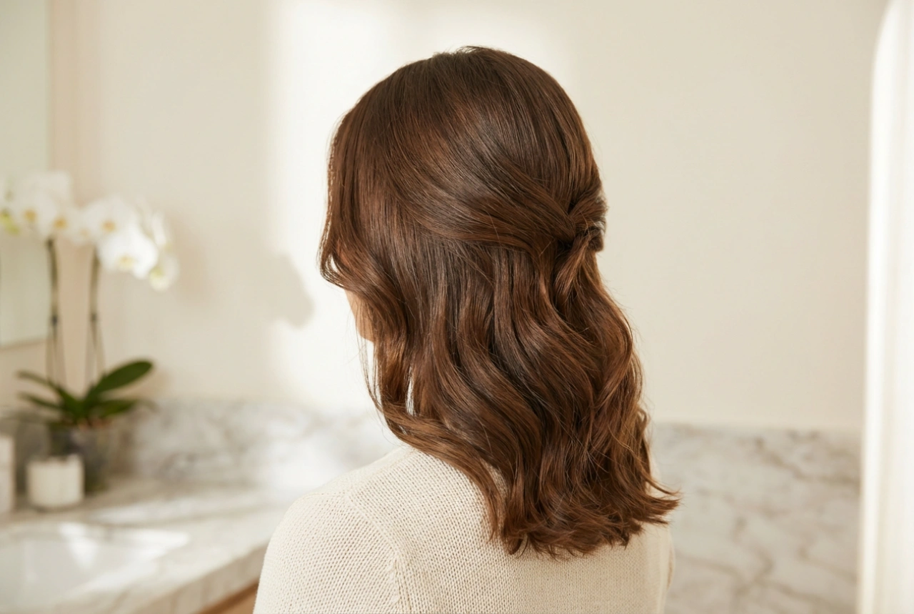Peinado para cabello de longitud media: del trabajo a la noche paso a paso