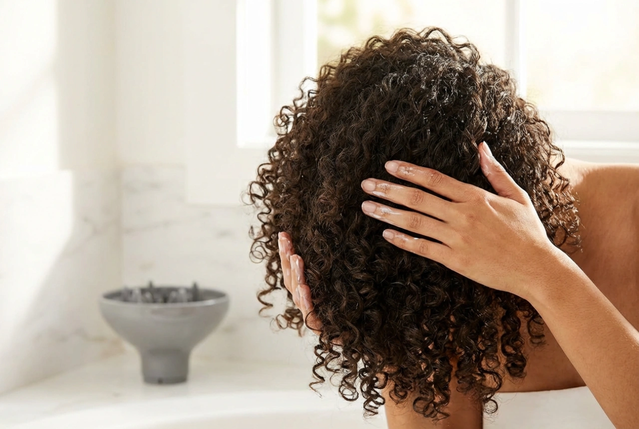 Peinados para cabello rizado: forma del peinado, difusor y fijación