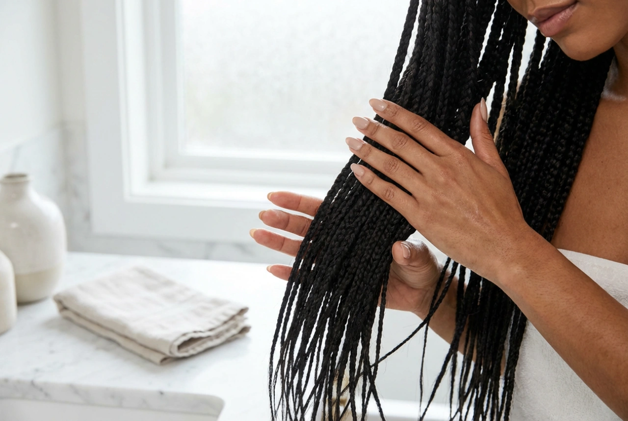 Extensiones espectaculares: peinados con trenzas sintéticas y su cuidado