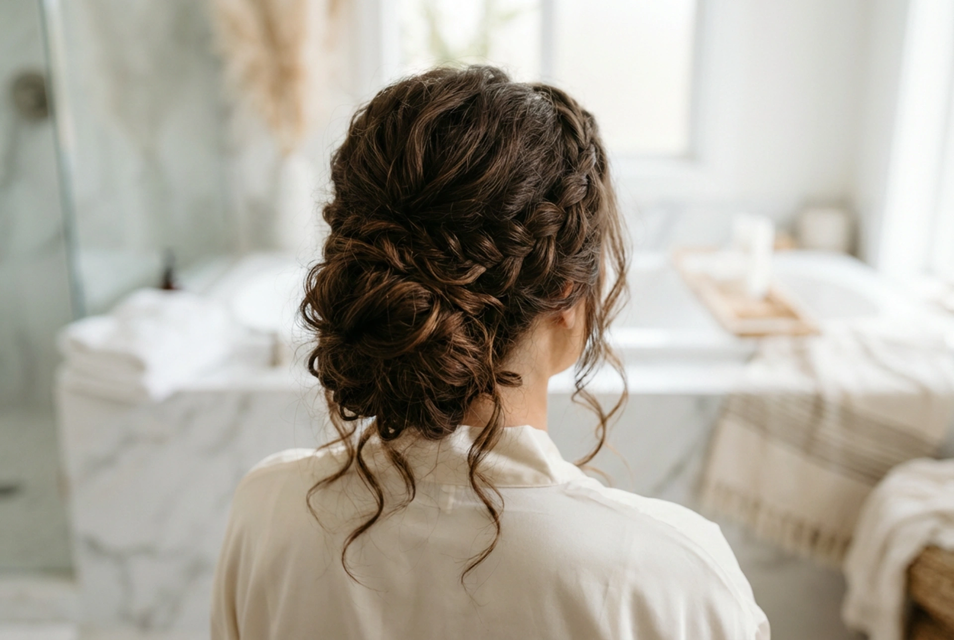 Rizos y recogidos: cómo combinar el cabello rizado con moños, trenzas y coletas