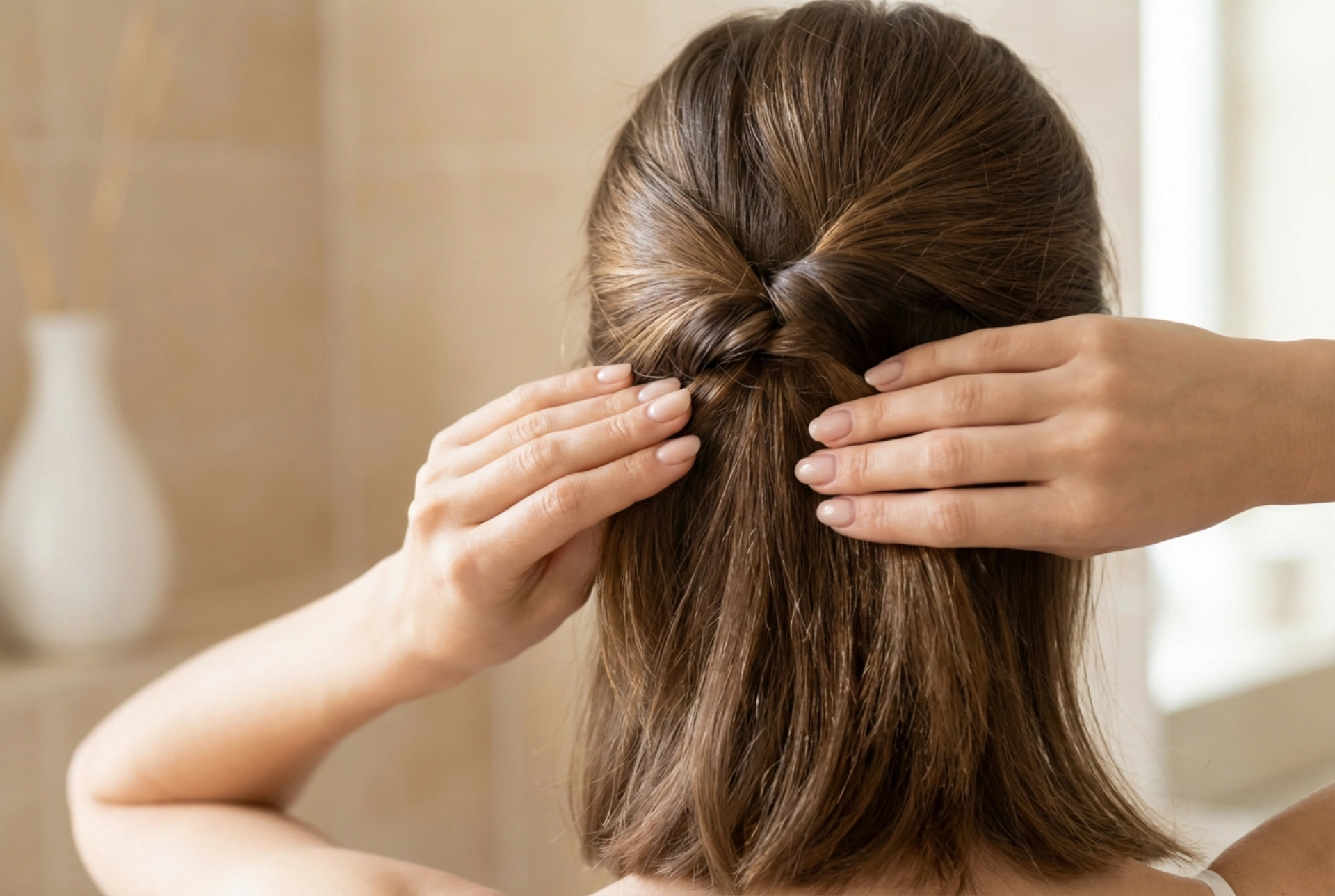 Peinados para cabello de longitud media: semirecogidos, moños y coletas paso a paso