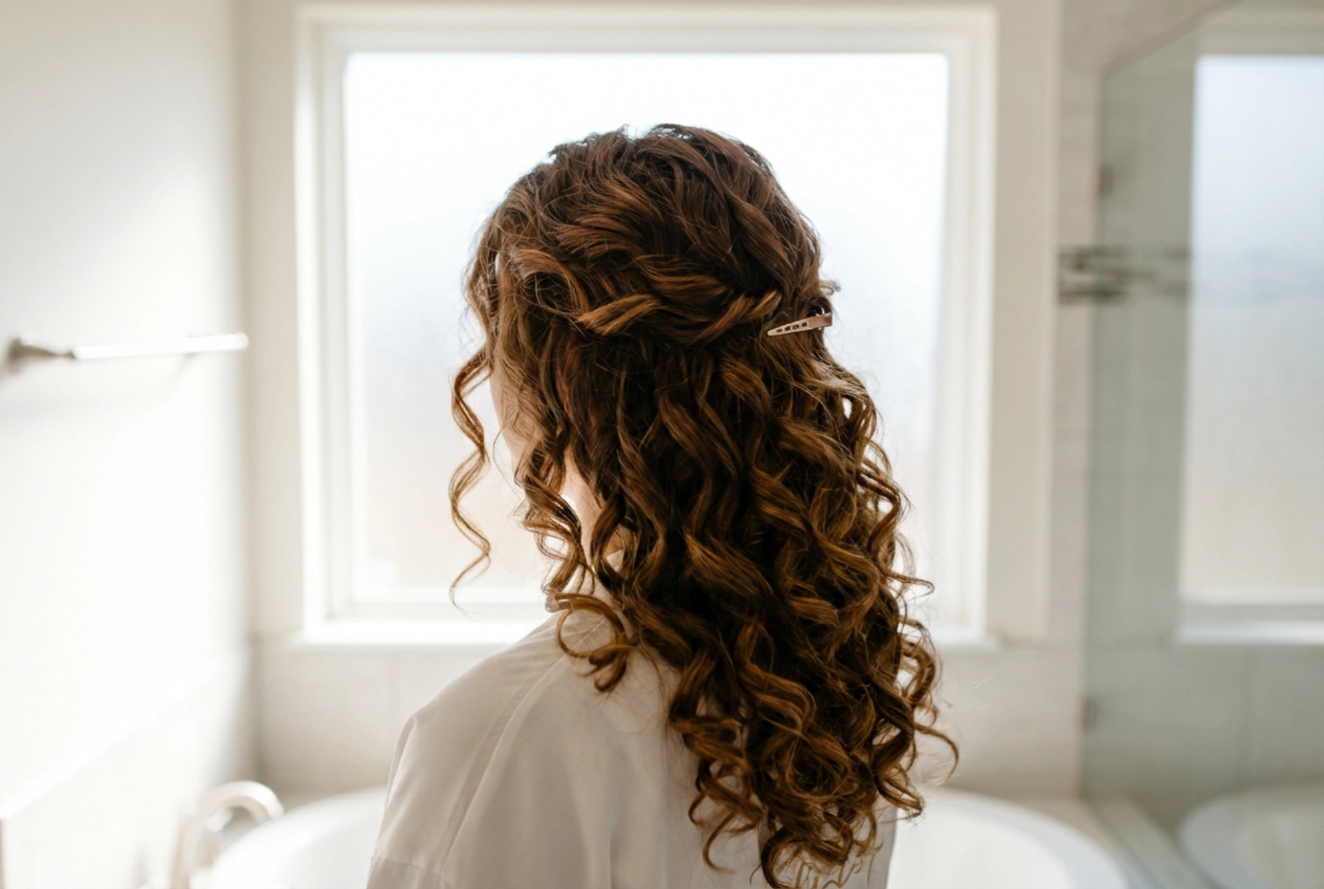 Recogidos con rizos: técnicas rápidas y fijación sin peso