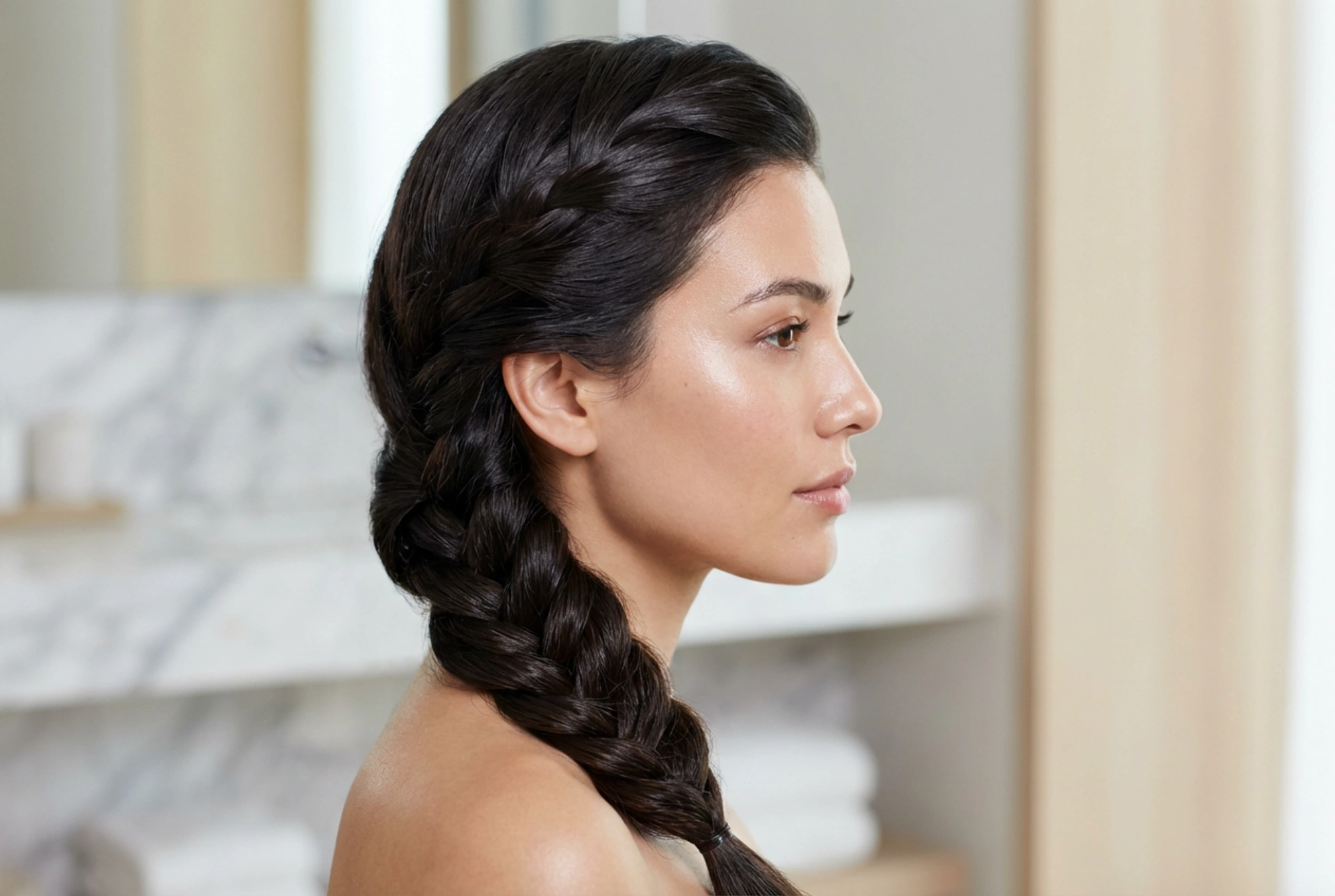 Peinados con trenza lateral: cómo trenzar y sujetar para que dure toda la noche