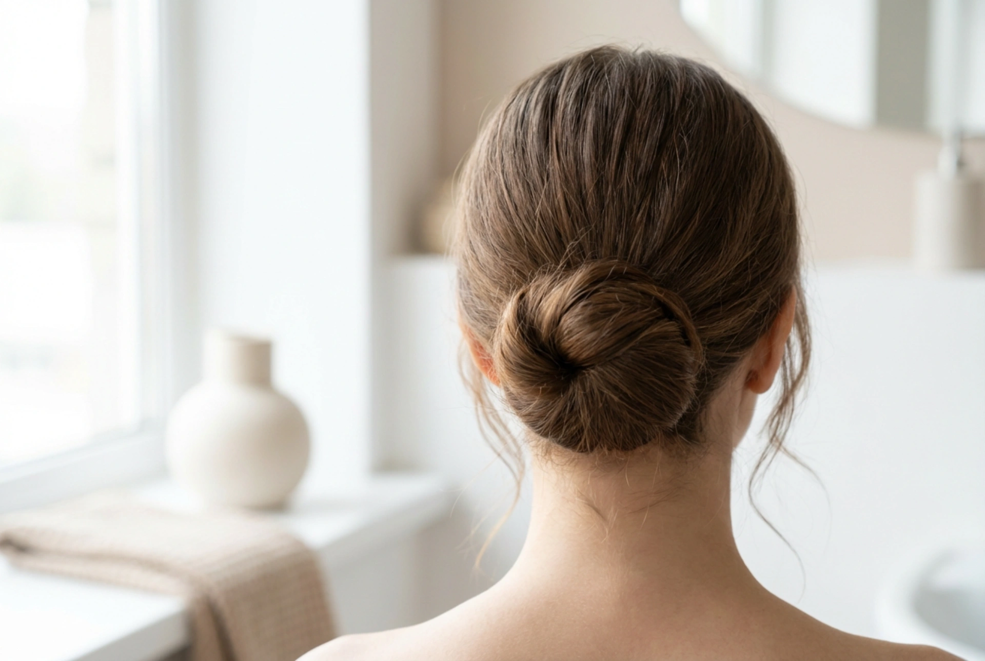 Peinado de moño paso a paso: liso, despeinado y bajo