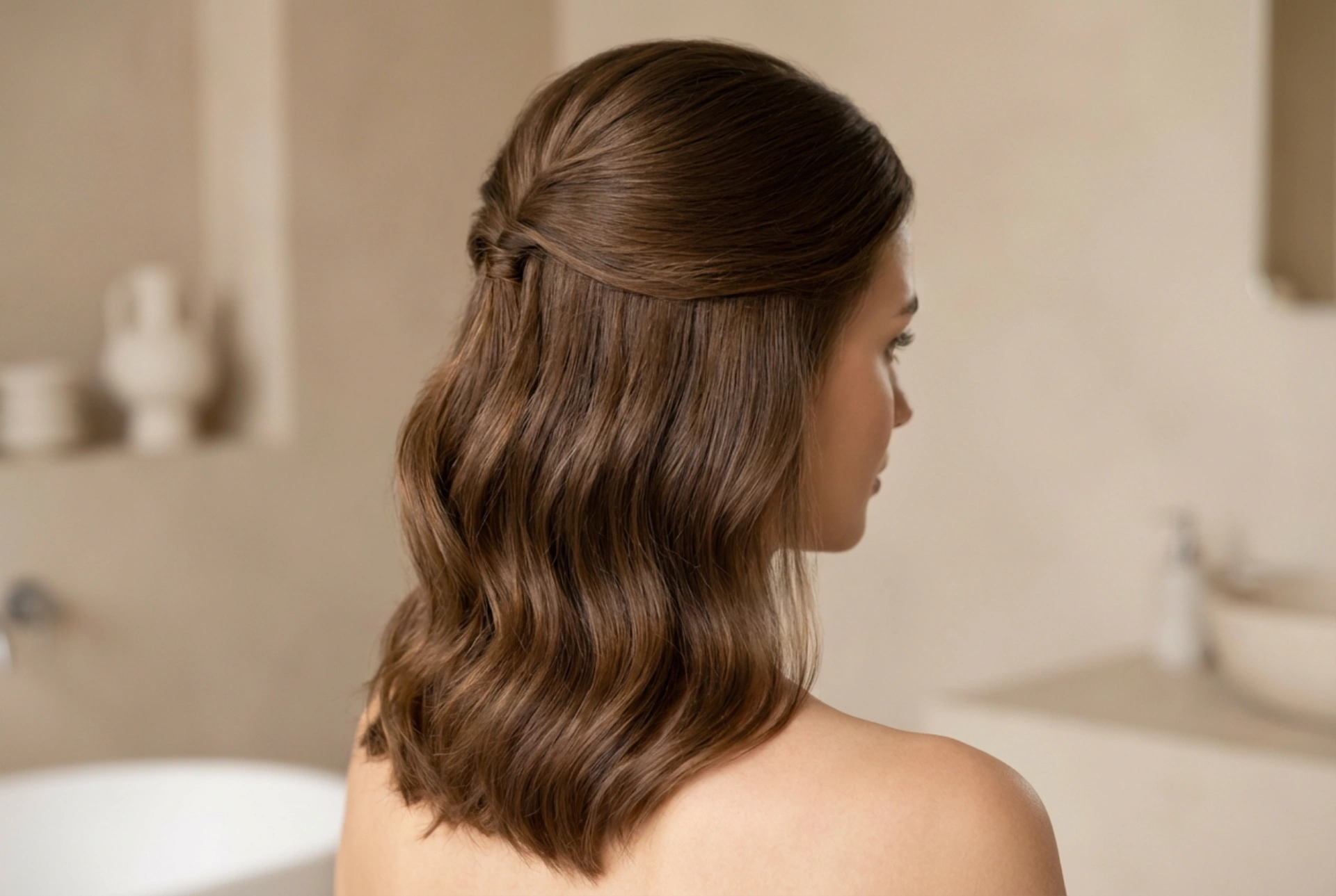Peinados para cabello de longitud media: alisado, ondas y semirecogidos