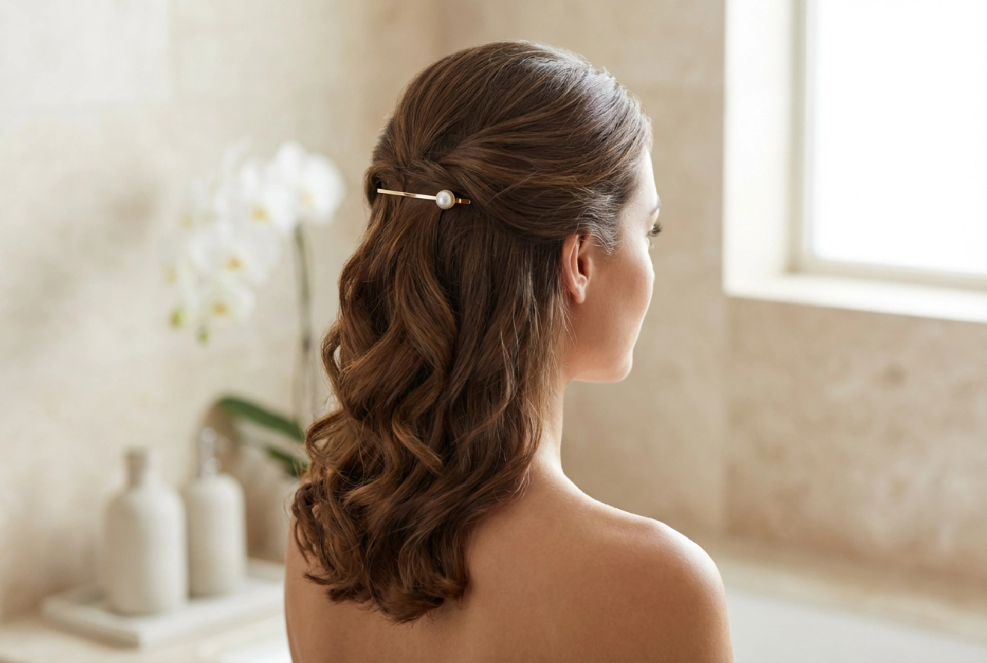 Cabello de longitud media para bodas: peinados, semirecogidos, rizos y durabilidad