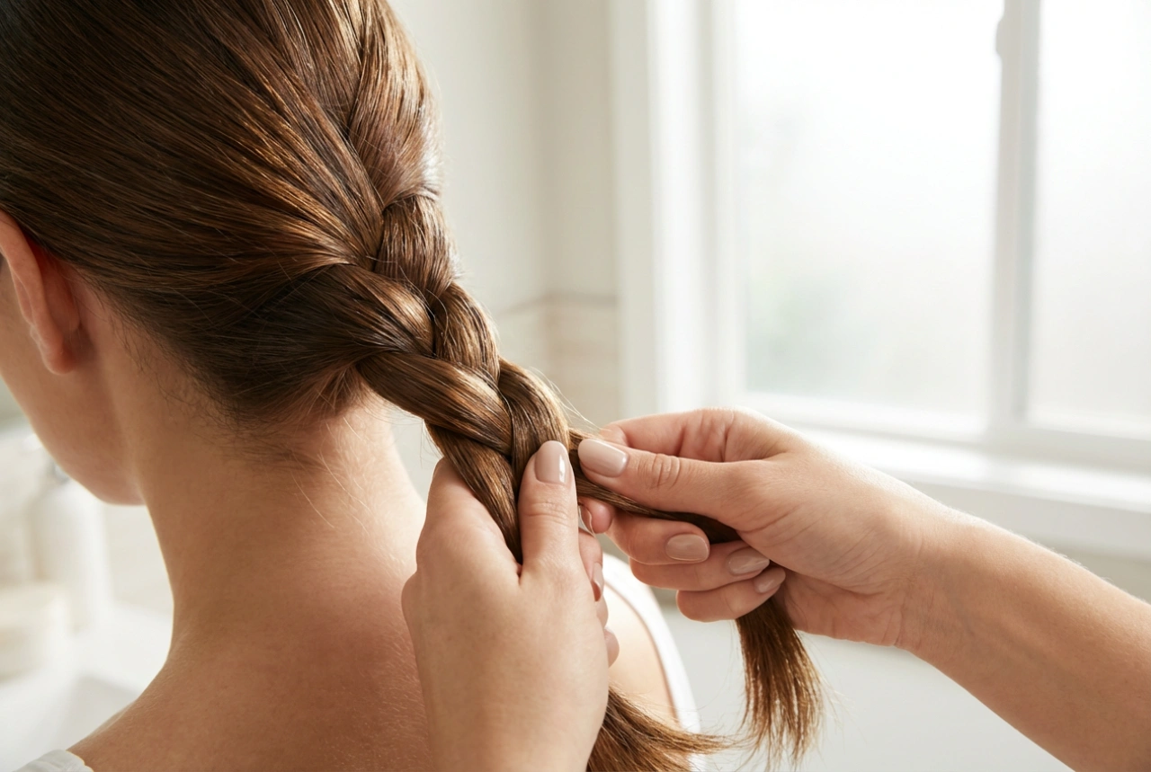 Peinado con trenzas: trenzados sencillos, secciones y fijación