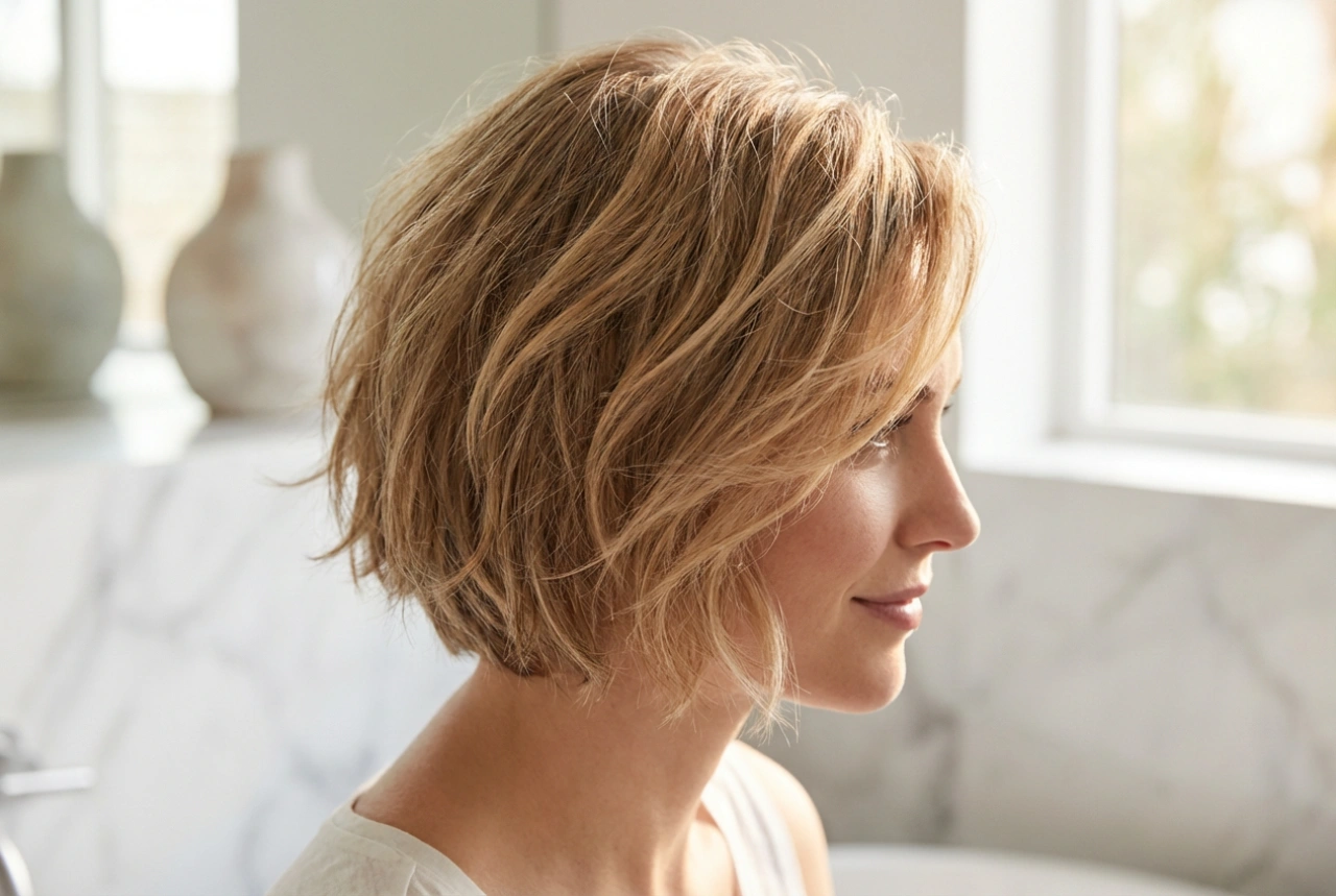 Cómo capear el pelo corto: volumen, textura y contorno suave