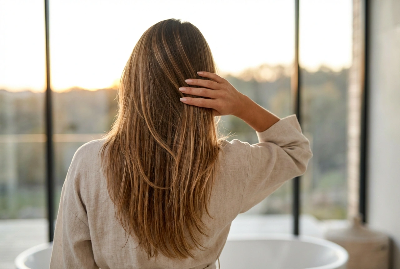 Pelo largo, liso y capeado: cómo mantener la forma y la elasticidad