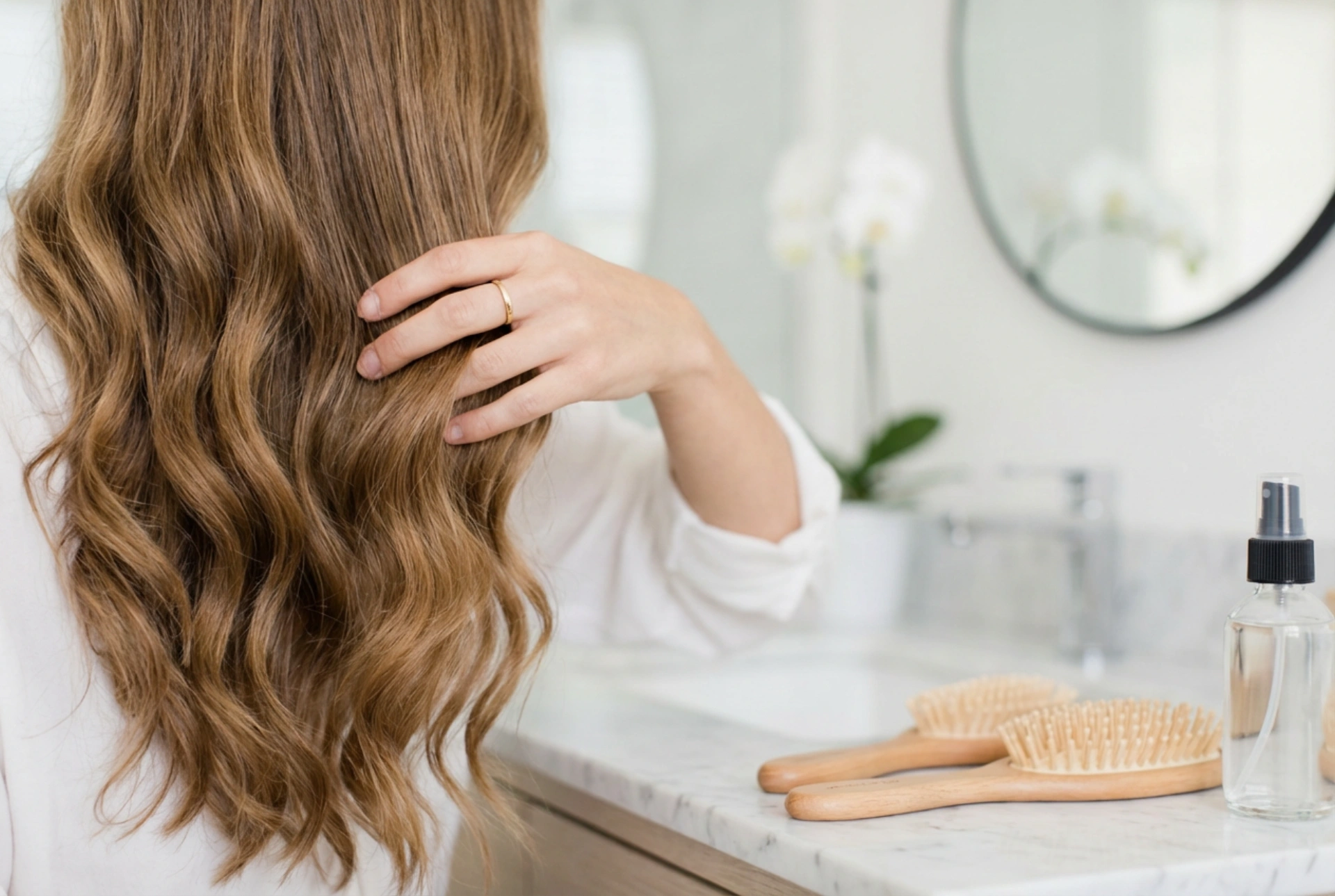 Peinado elegante en casa: acabado liso, ondas y durabilidad