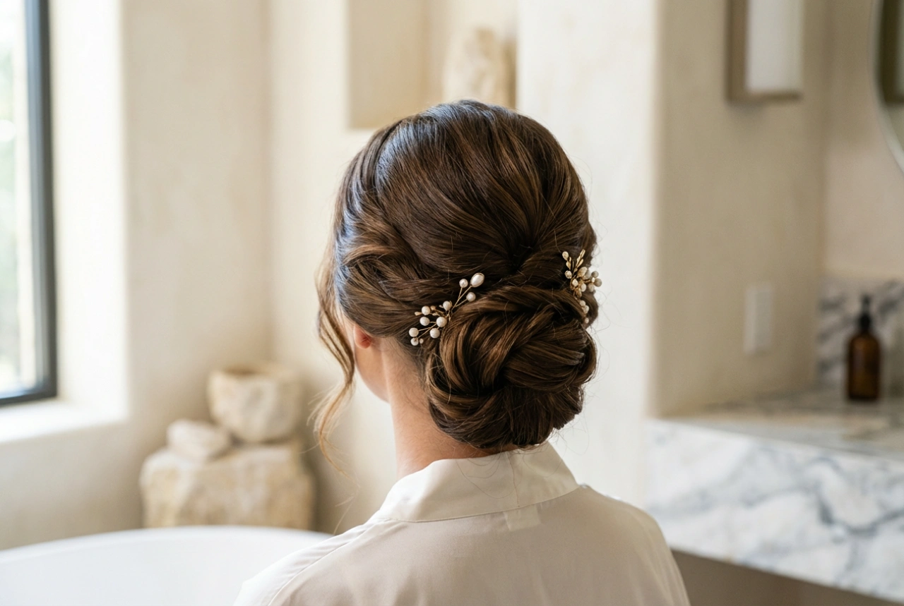 Peinado elegante para bodas: paso a paso, sin salir de casa