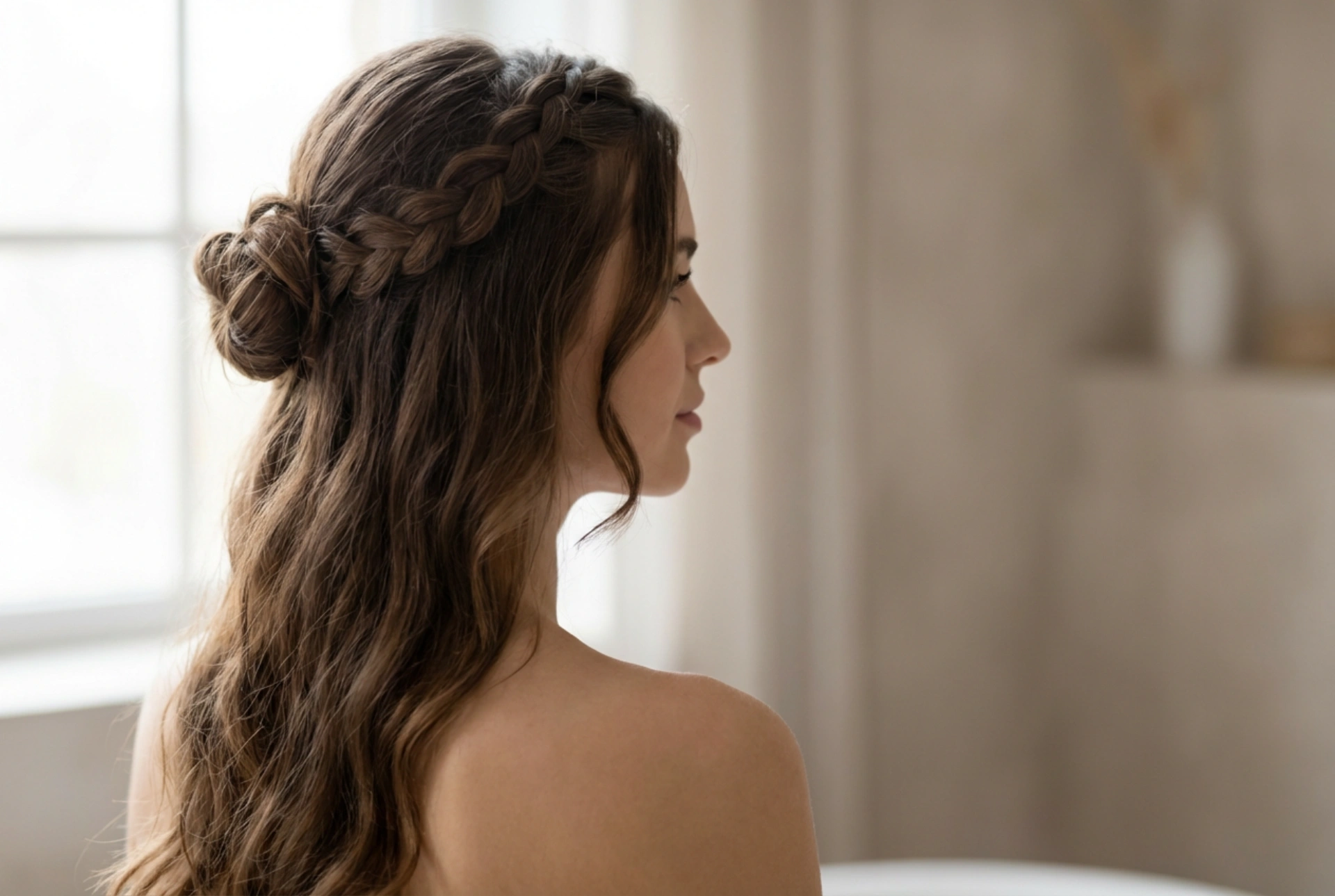 Peinados bonitos para cabello largo: trenzas sencillas, ondas y recogidos