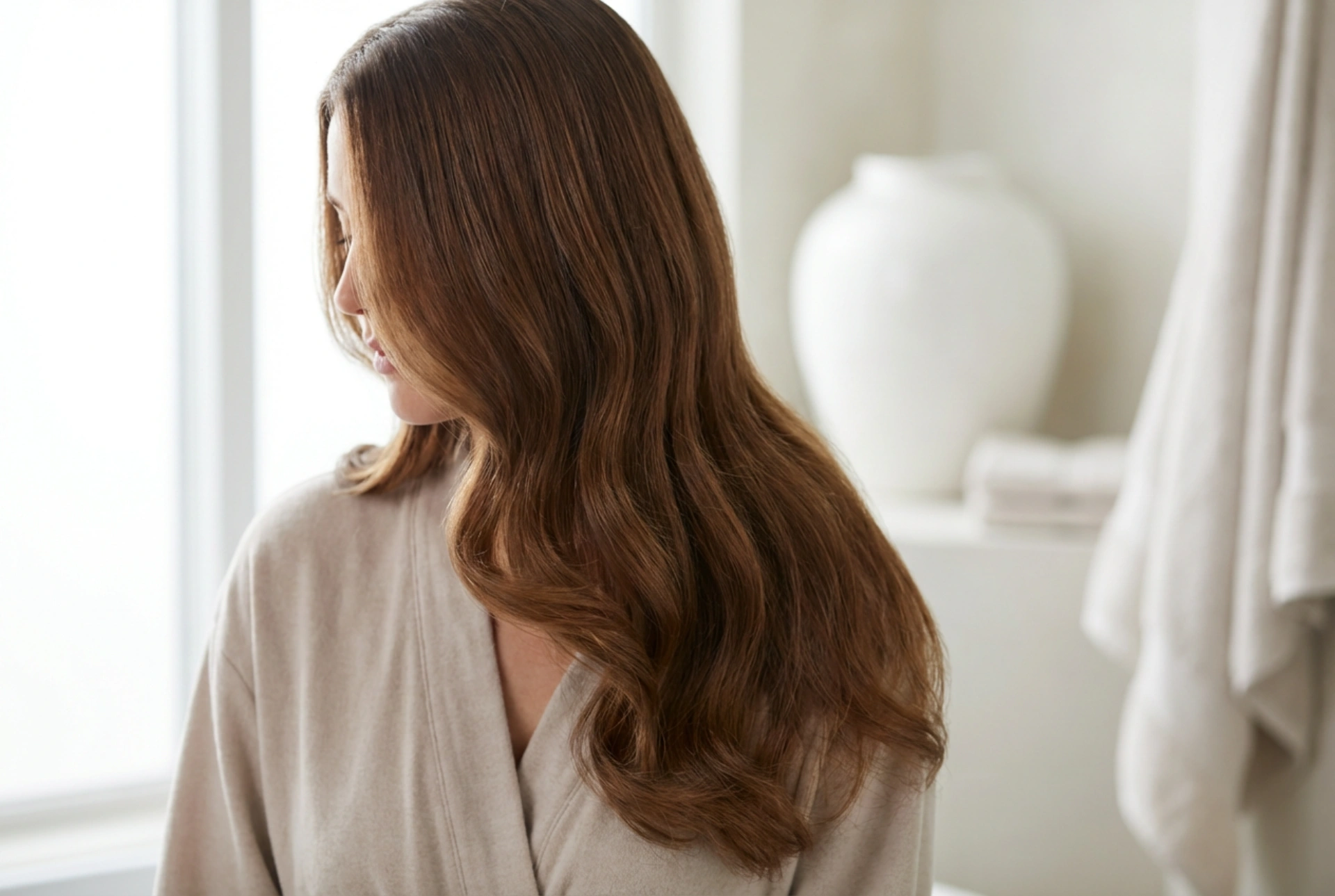 Ondas en cabello largo: rizador, plancha y métodos sin calor