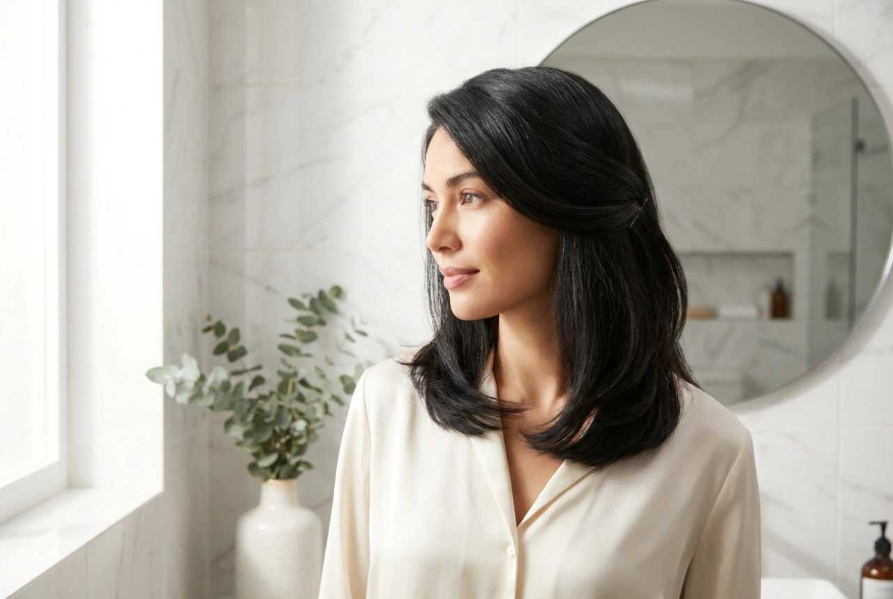 Bob largo falso: cómo lograr el efecto 'lob' en cabello largo sin cortarlo