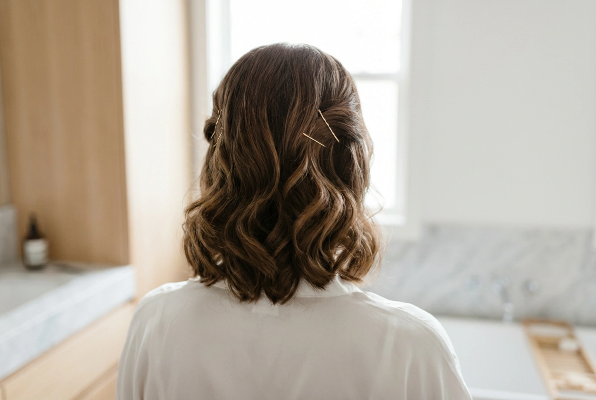 Cabello de longitud media: cómo lograr ondas rápidas, volumen y peinados con horquillas